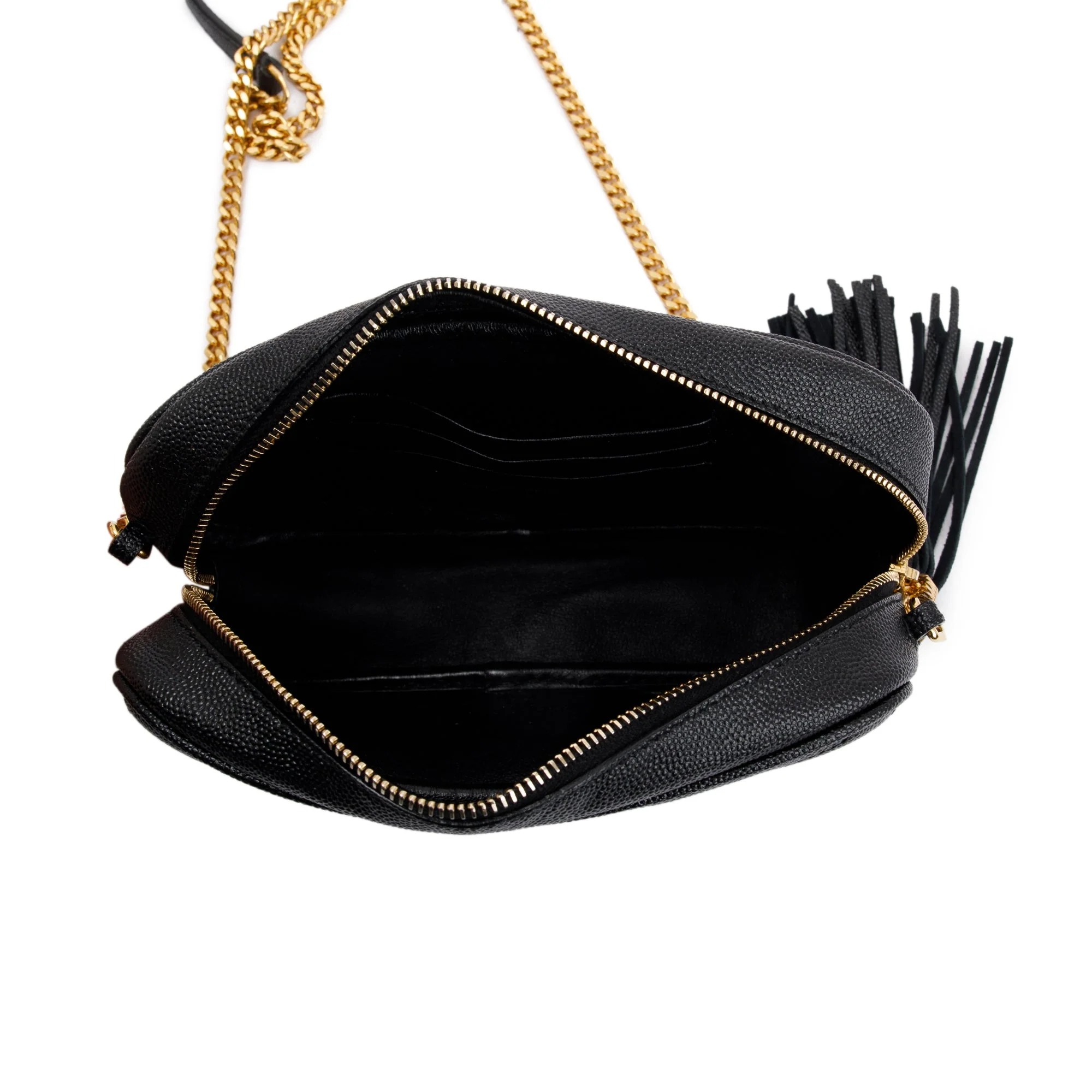 Saint Laurent 2021 Black Quilted Leather Mini Lou Camera Bag - Image 7