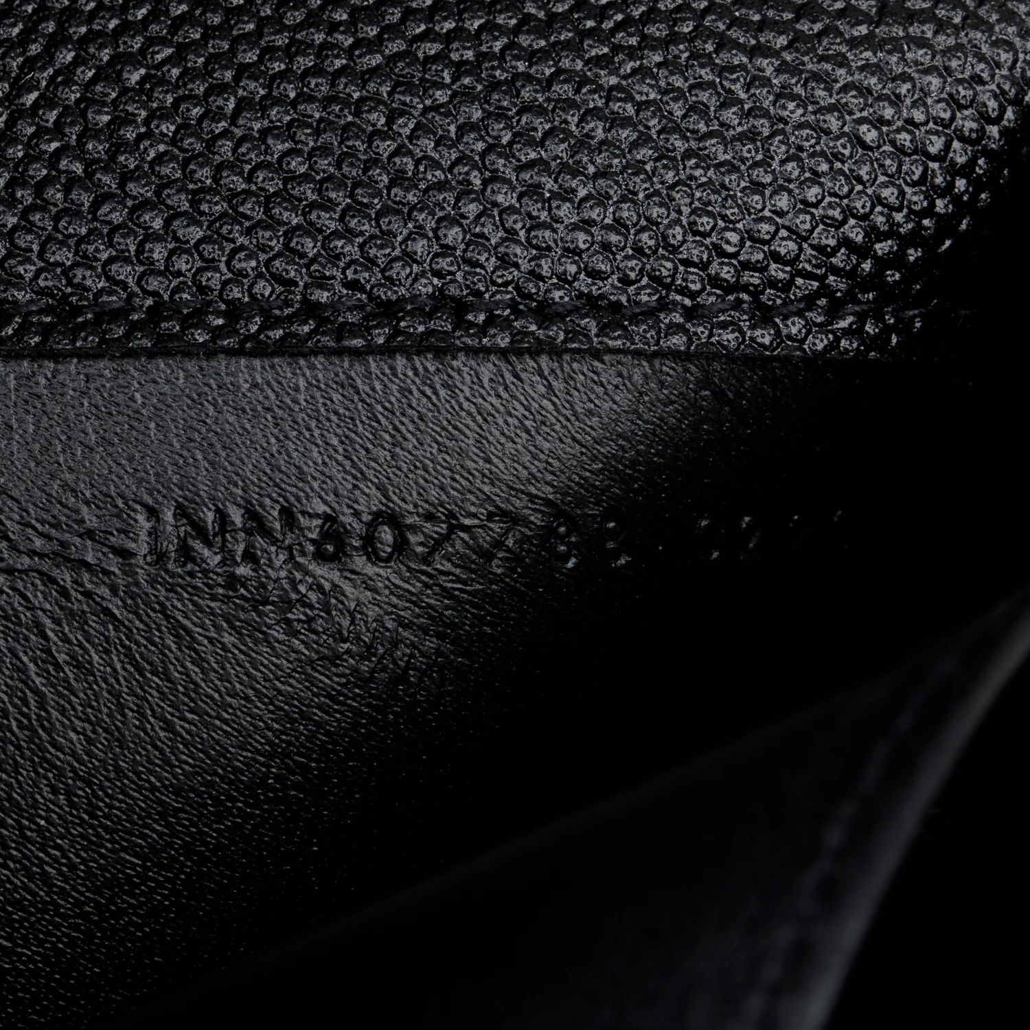 Saint Laurent 2022 Black Grain De Poudre Leather Uptown Chain Wallet w/ Insert & Box - Image 10