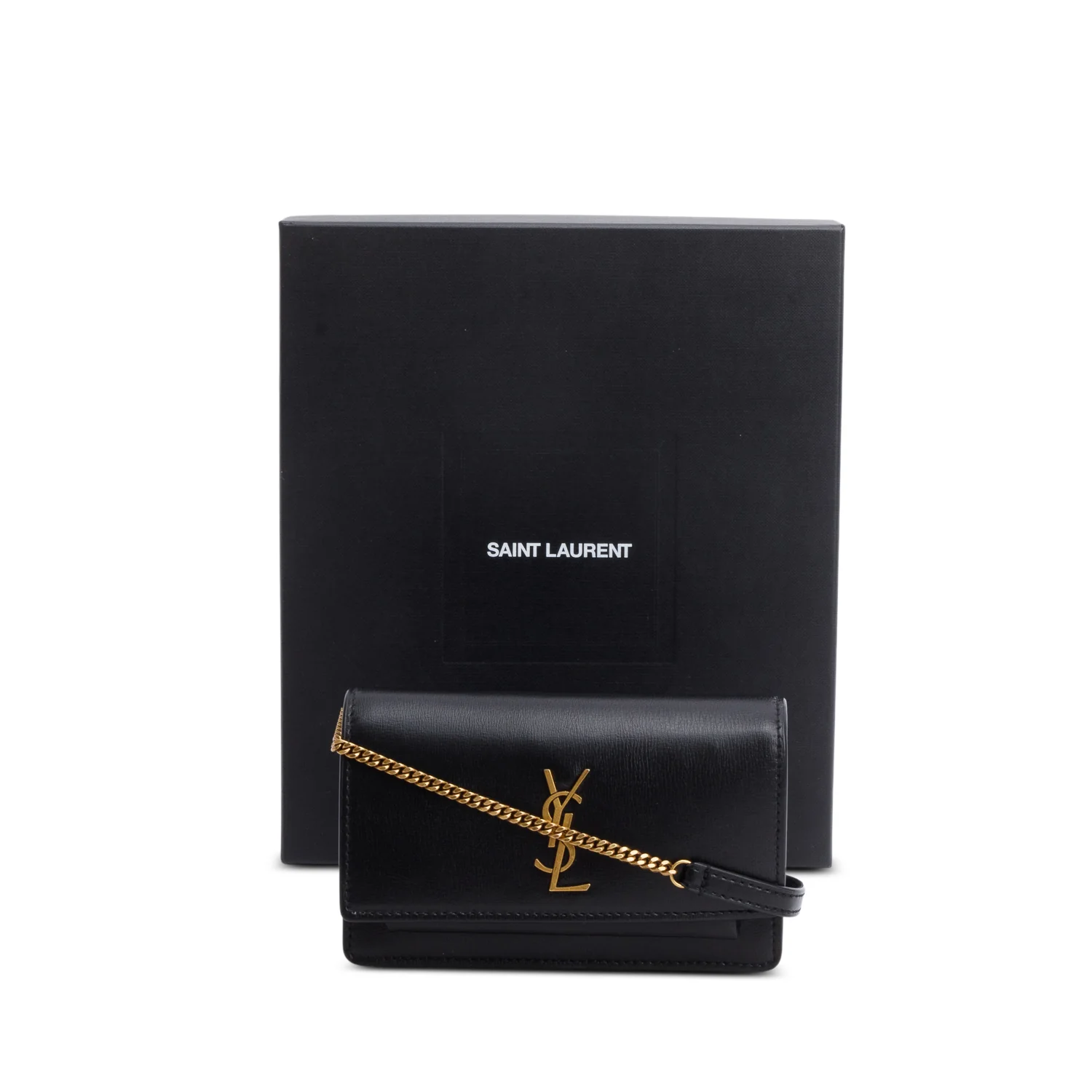 Saint Laurent 2022 Black Leather Baby Sunset Belt Bag w/ Box - Image 3