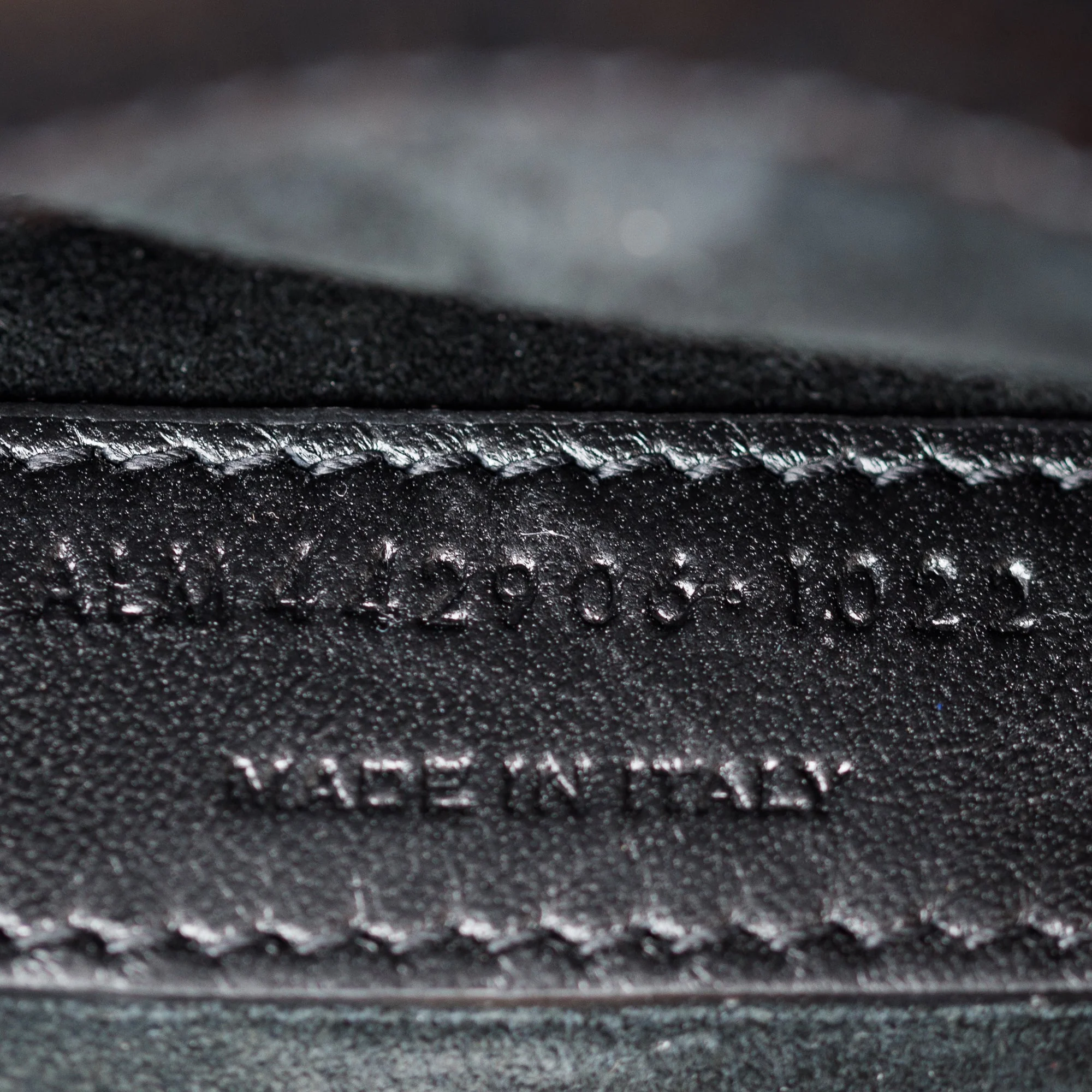 Saint Laurent 2022 Black Medium Crocodile Embossed Sunset Bag w/ Box - Image 9