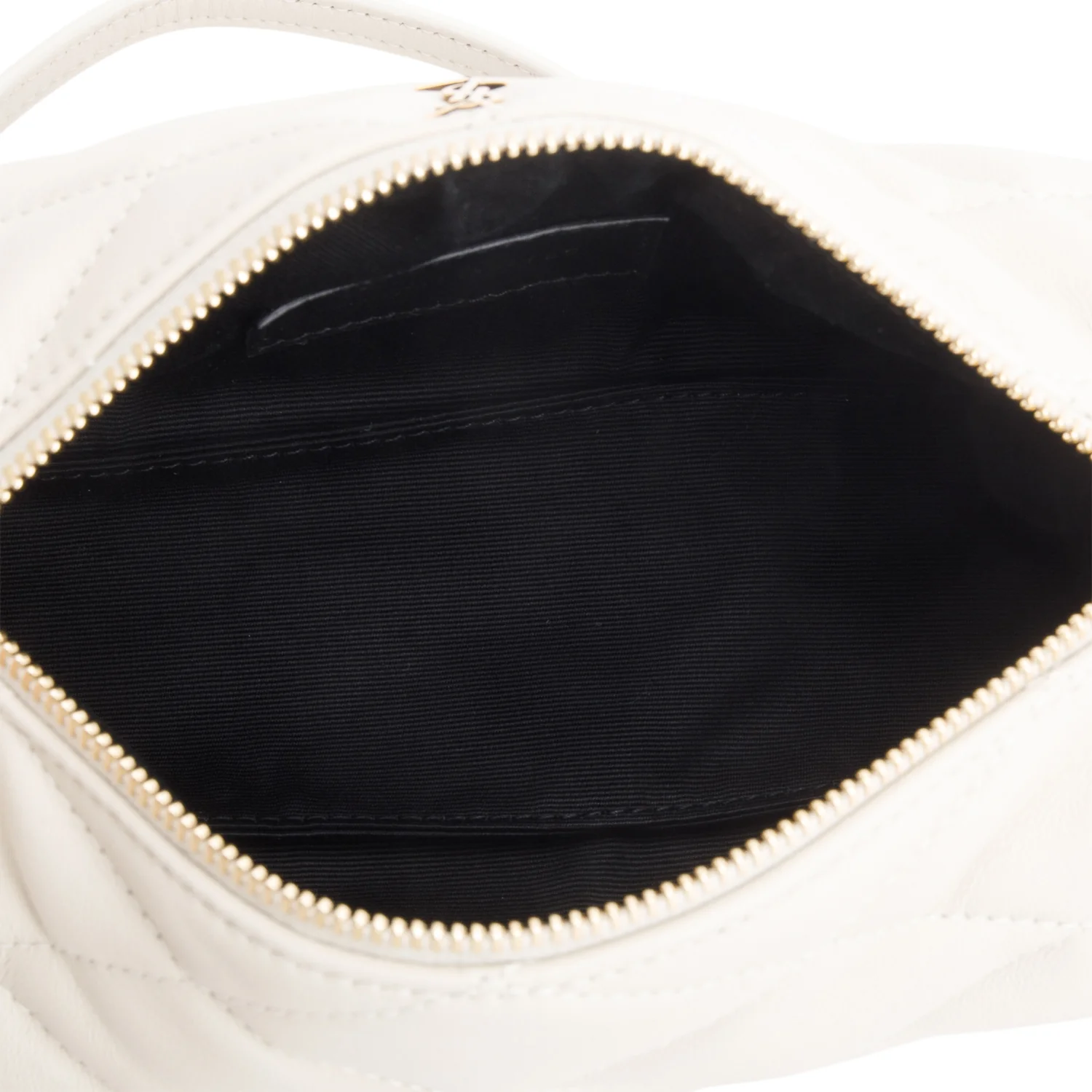 Saint Laurent 2022 Ivory Quilted Lambskin Leather Mini Sade Tube Bag - Image 8