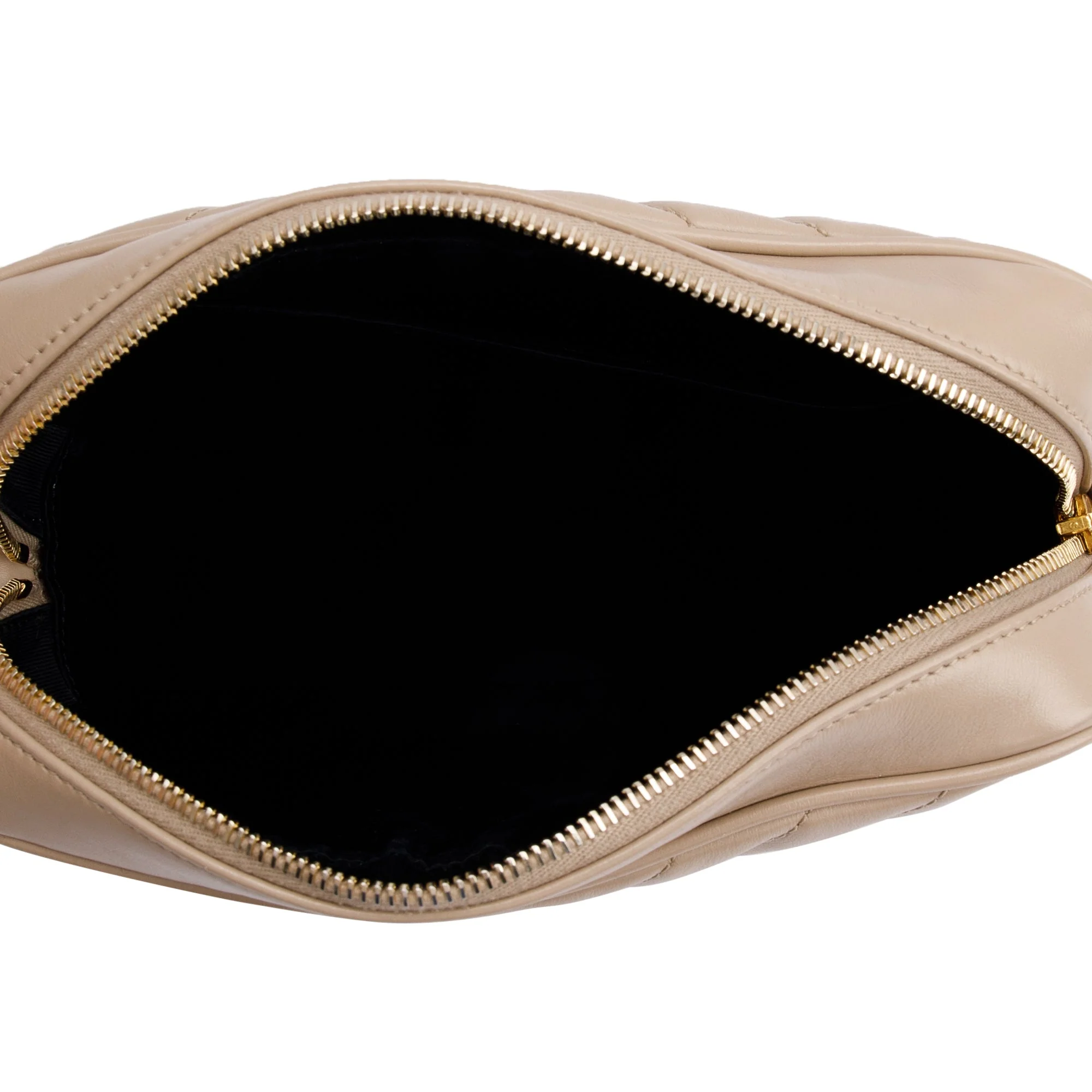 Saint Laurent 2022 Neutral Quilted Leather Lou Camera Bag - Image 3
