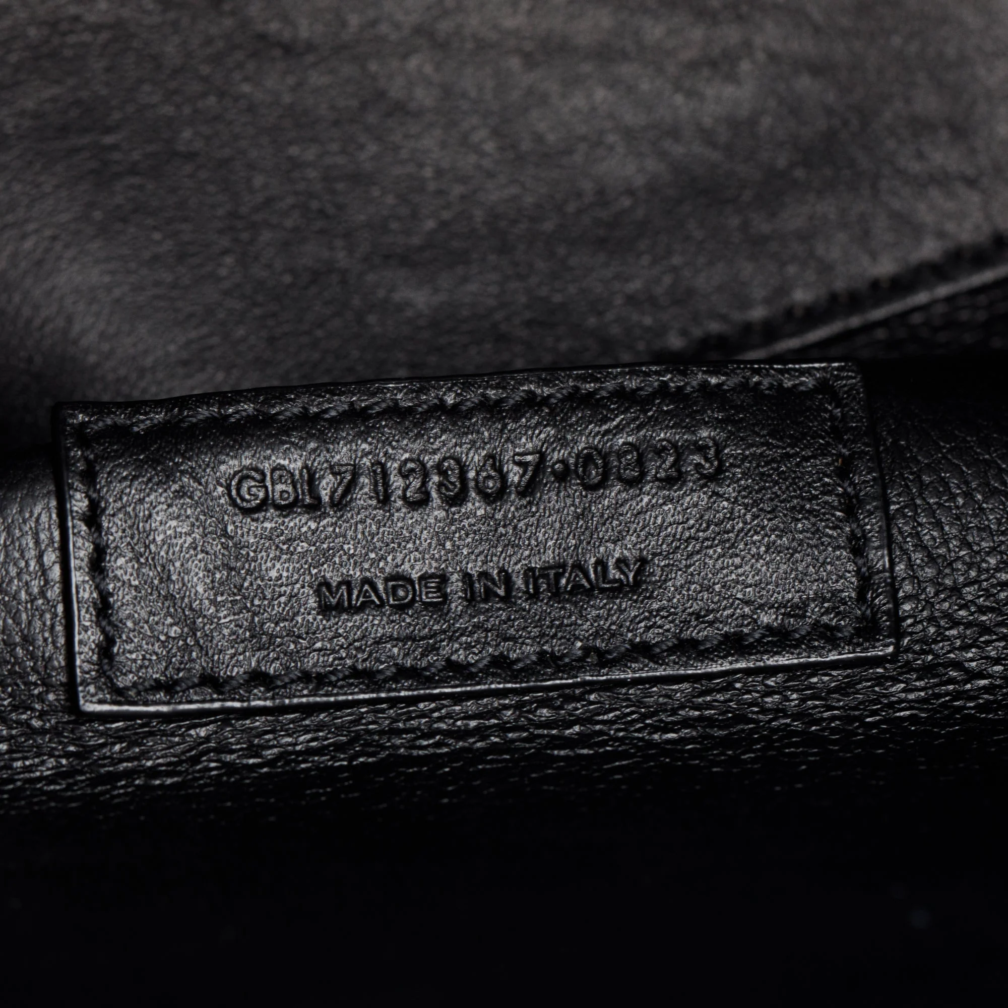 Saint Laurent 2023 Black Croc-Embossed Mini Toy Shopping Tote w/ Strap - Image 9