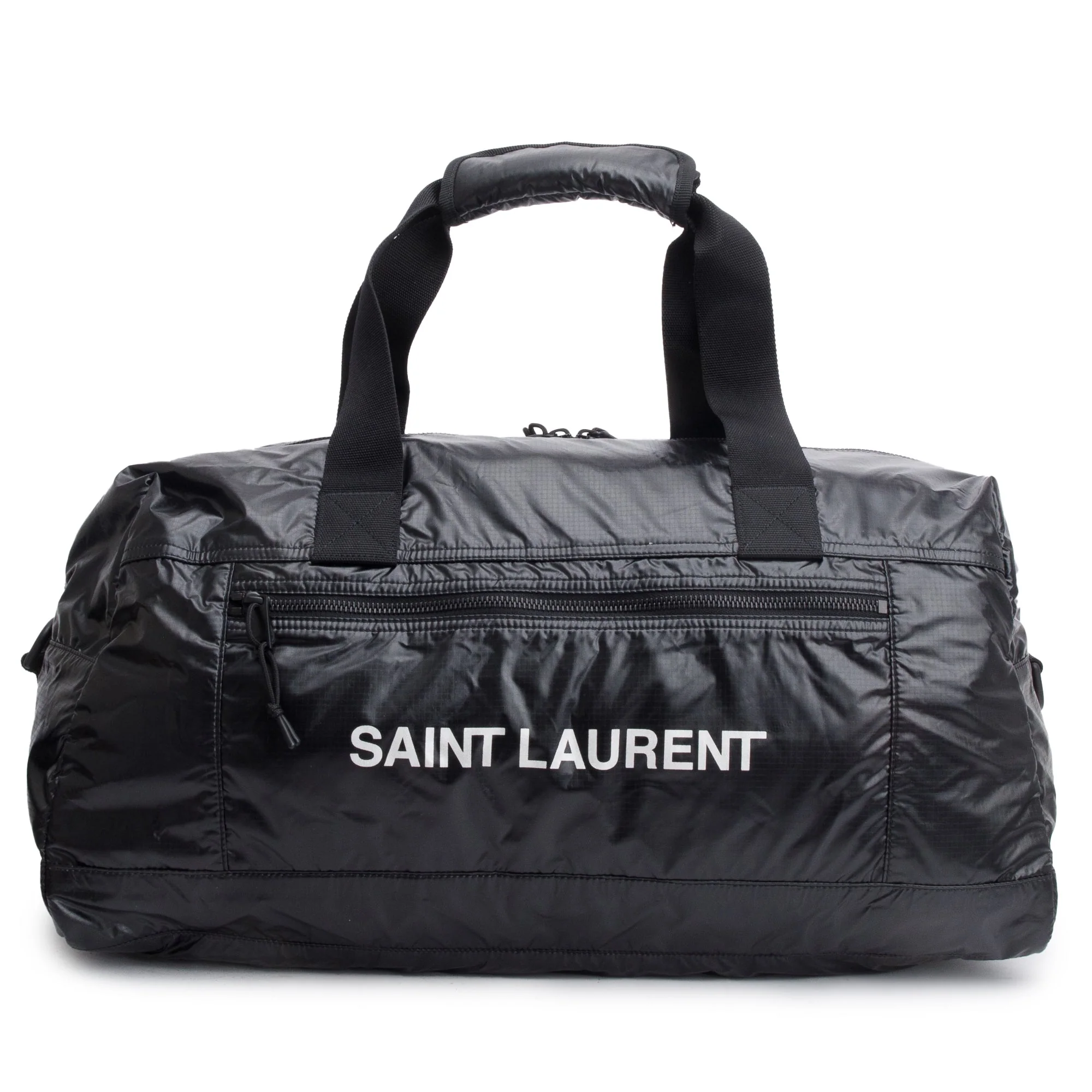 Saint Laurent 2023 Black Nylon Large Nuxx Duffle Bag - Image 2