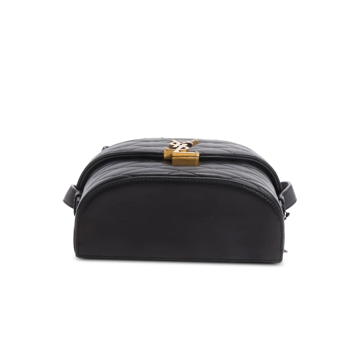 Saint Laurent 2025 Black Quilted Leather June Box Crossbody Bag - Image 7