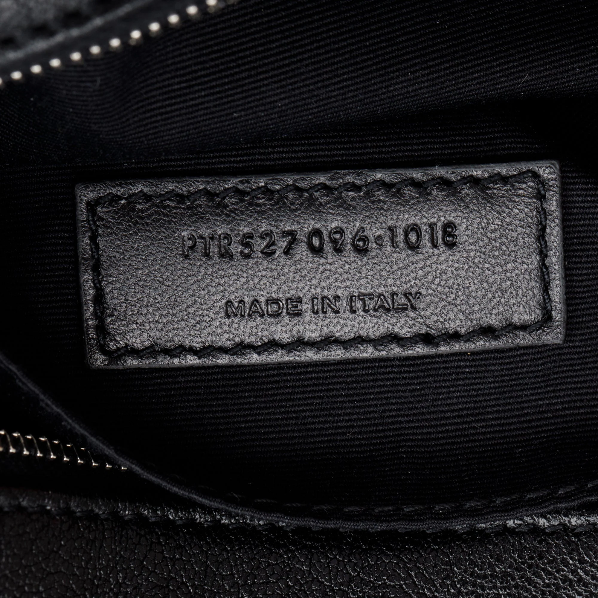 Saint Laurent Black Calskin Leather Lou Belt Bag - Image 6