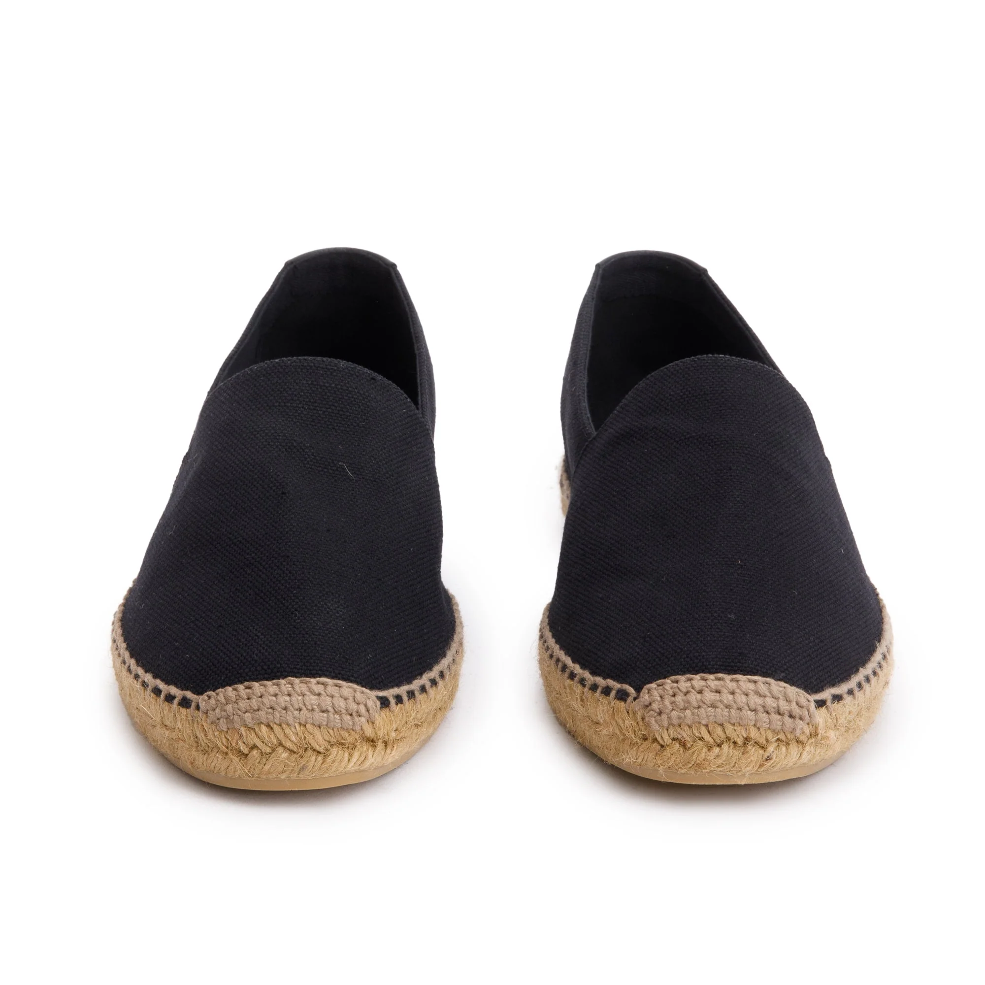 Saint Laurent Black Canvas Espadrilles, Size 45 w/ Box - Image 4