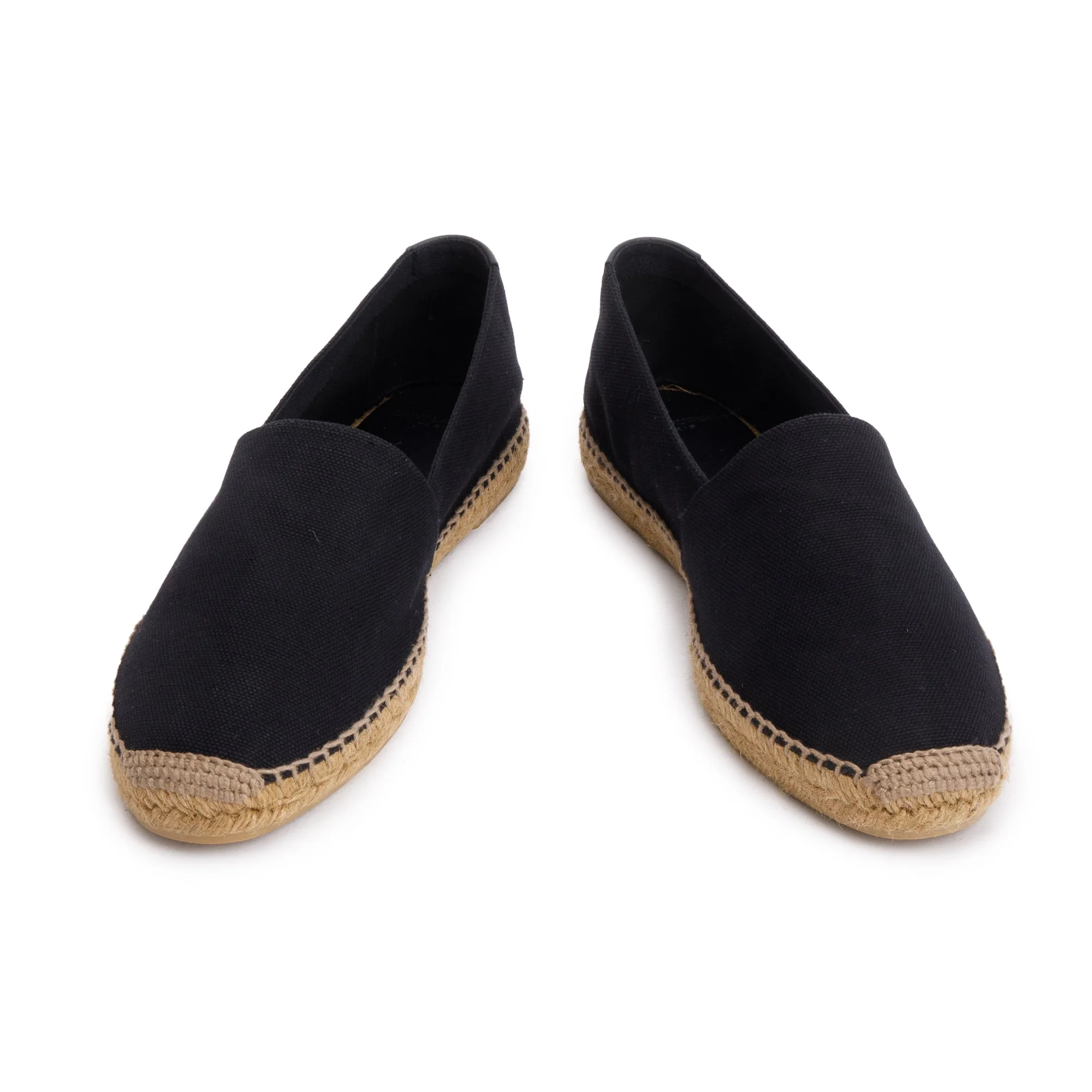 Saint Laurent Black Canvas Espadrilles, Size 45 w/ Box - Image 5