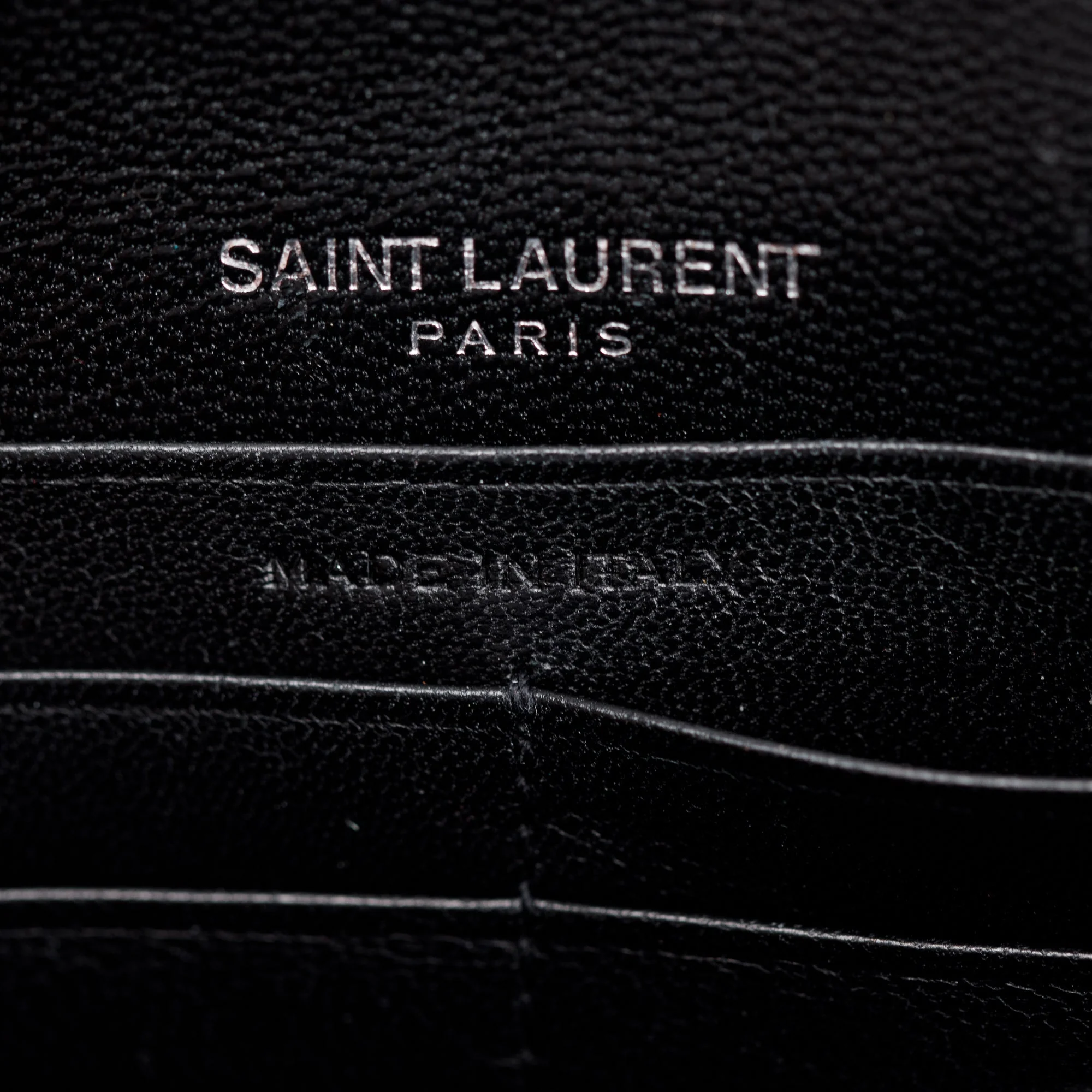 Saint Laurent Black Croc-Embossed Leather Small Kate Tassel Chain Bag - Image 9