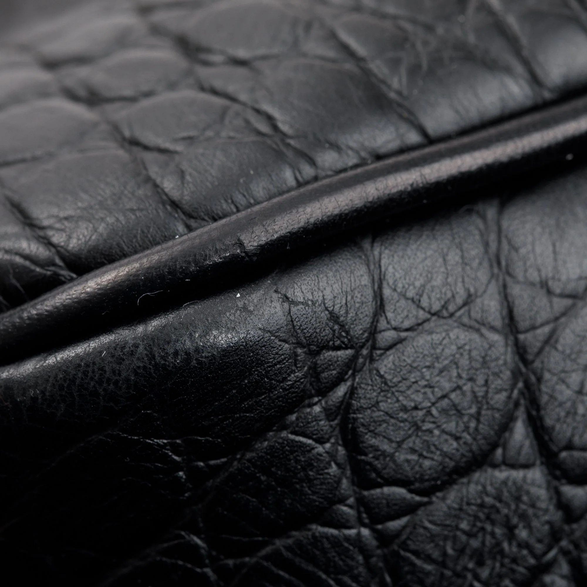 Saint Laurent Black Crocodile-Embossed Calfskin Leather City Backpack w/ Box - Image 7