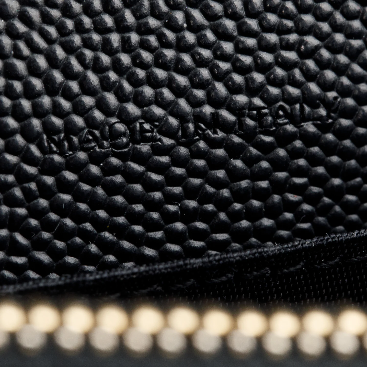 Saint Laurent Black Grain De Poudre Leather Cassandre Envelope Chain Wallet - Image 9