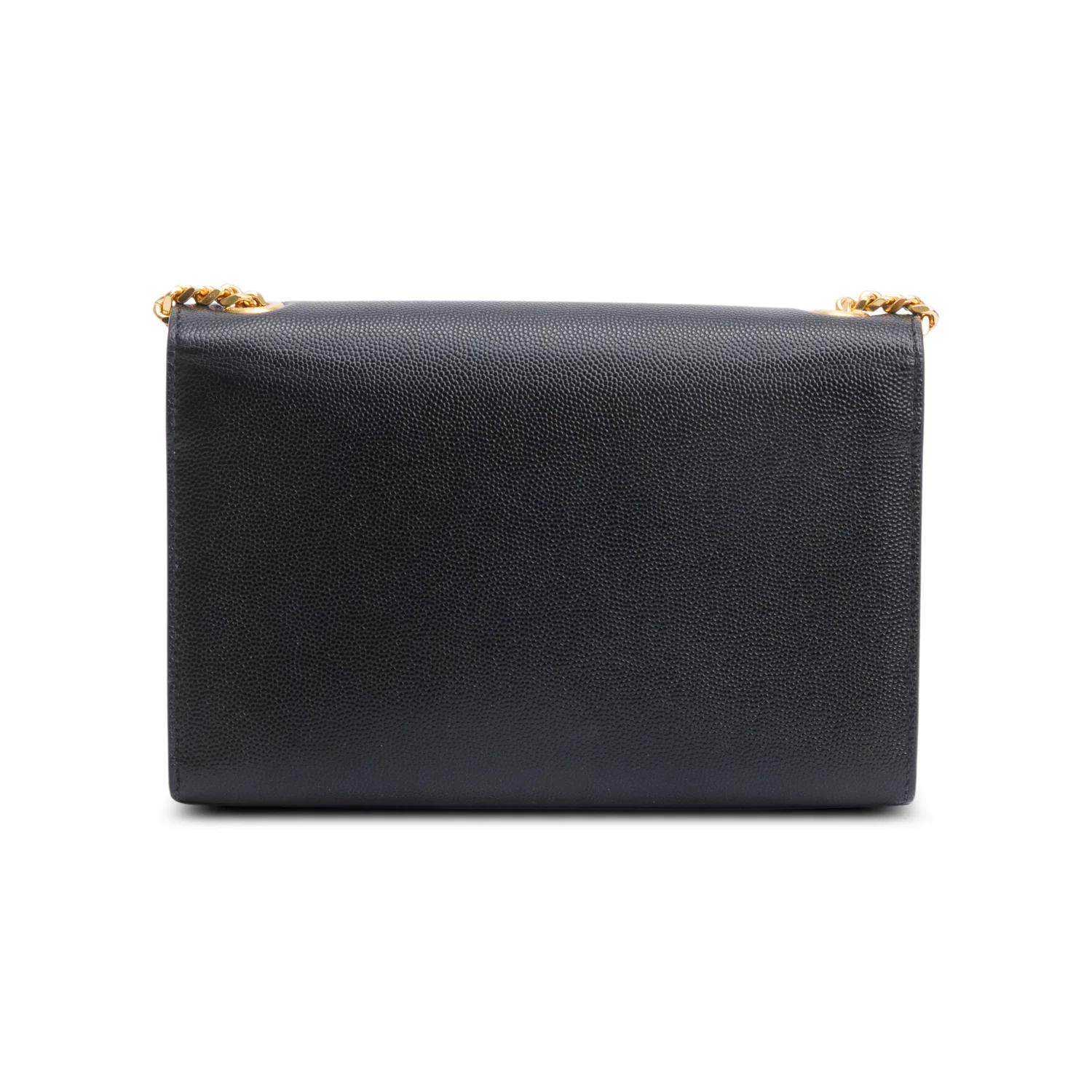 Saint Laurent Black Grained De Poudre Leather Small Kate Tassel Bag - Image 5