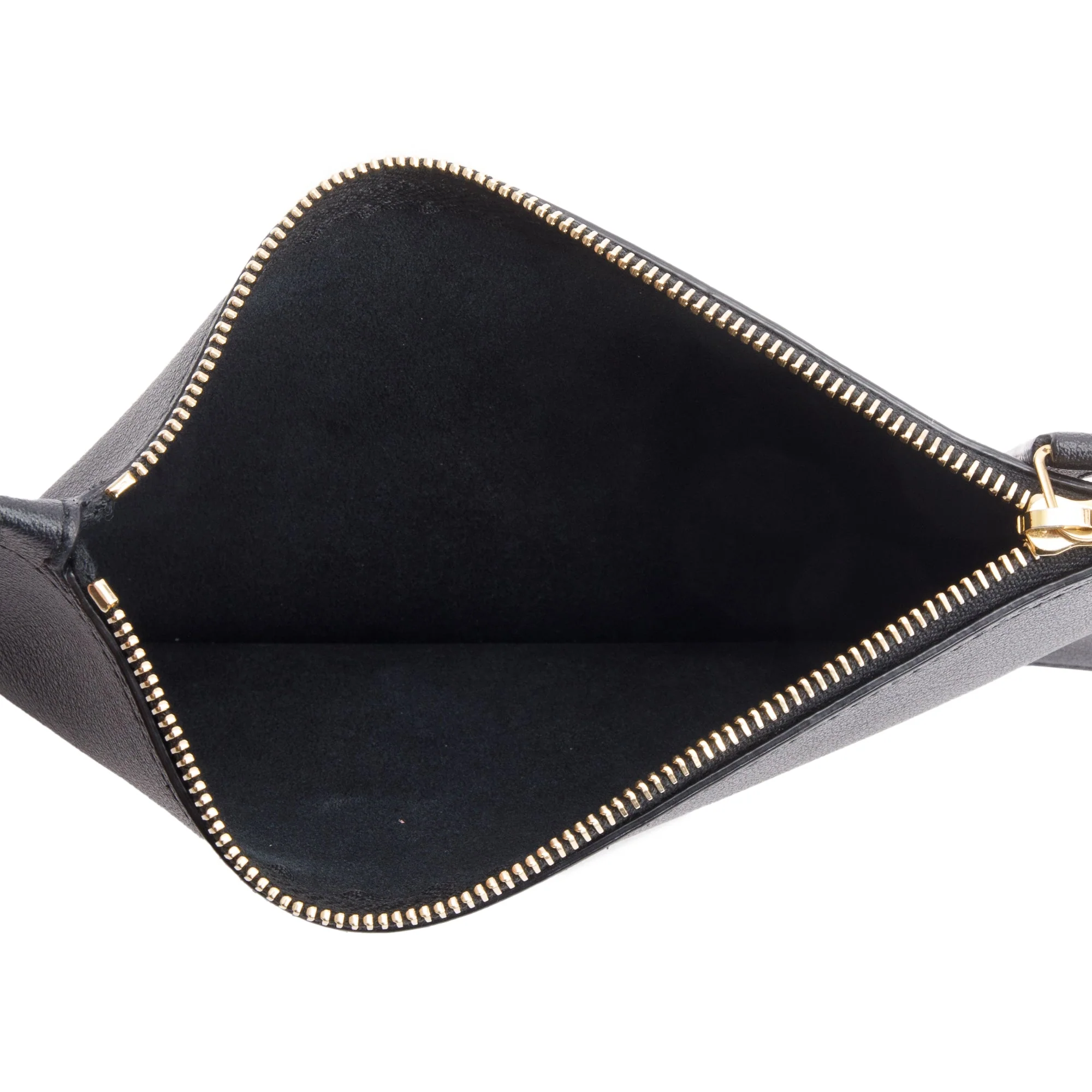 Saint Laurent Black Leather Large E/W Shopping Tote w/ Pouch - Image 8