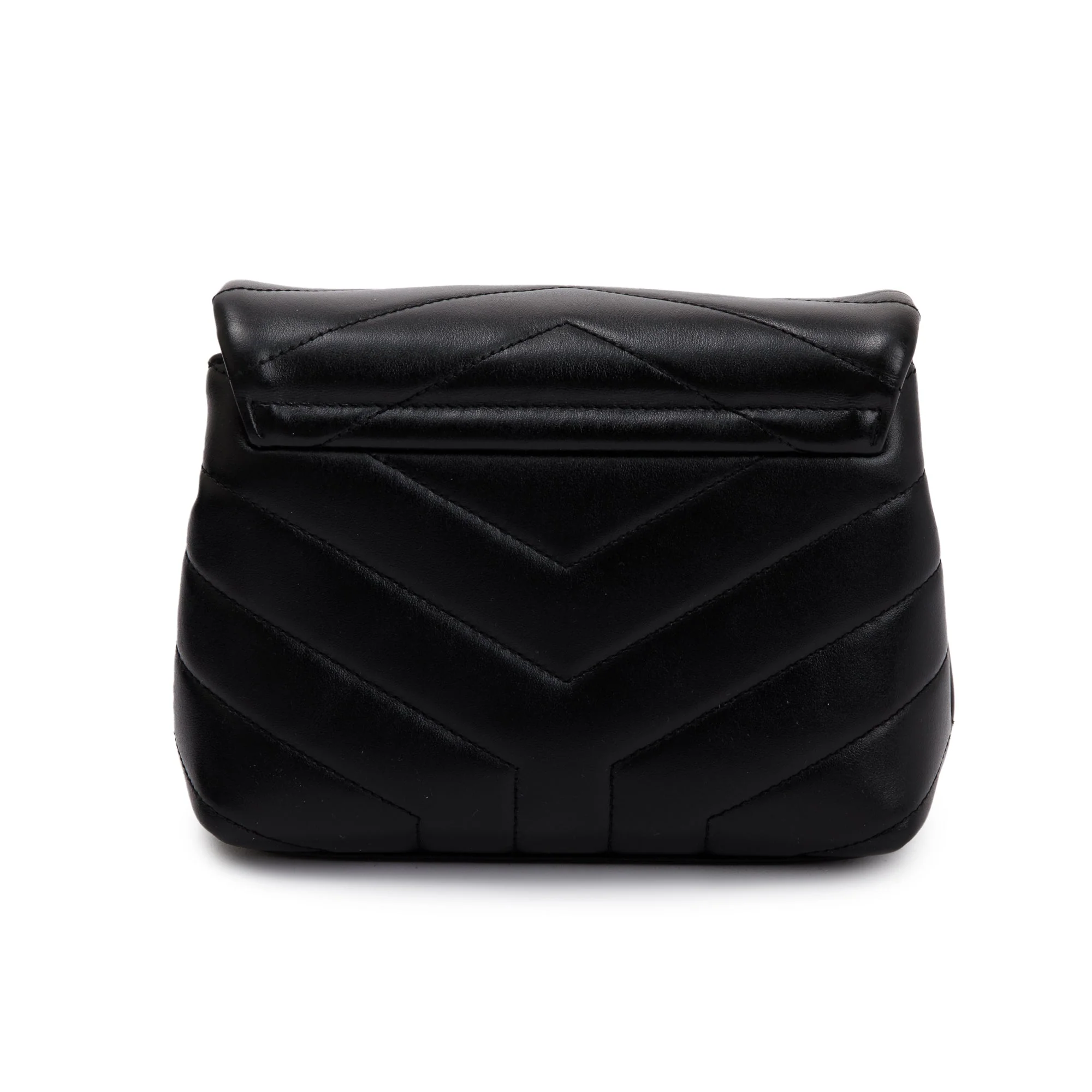 Saint Laurent Black Monogram Matelasse Toy Loulou Crossbody Bag - Image 5