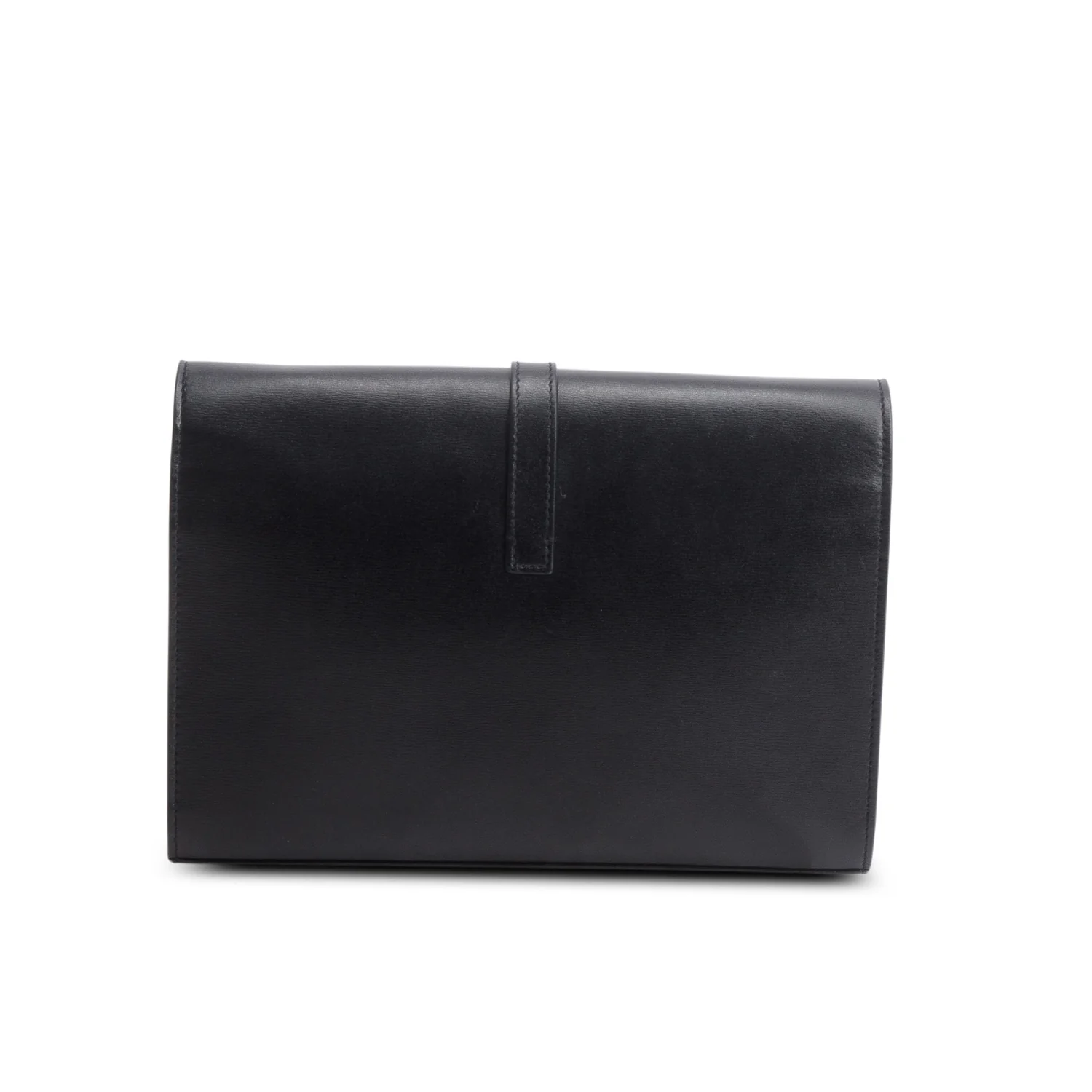 Saint Laurent Black Sulpice Leather Chain Wallet w/ Box - Image 6