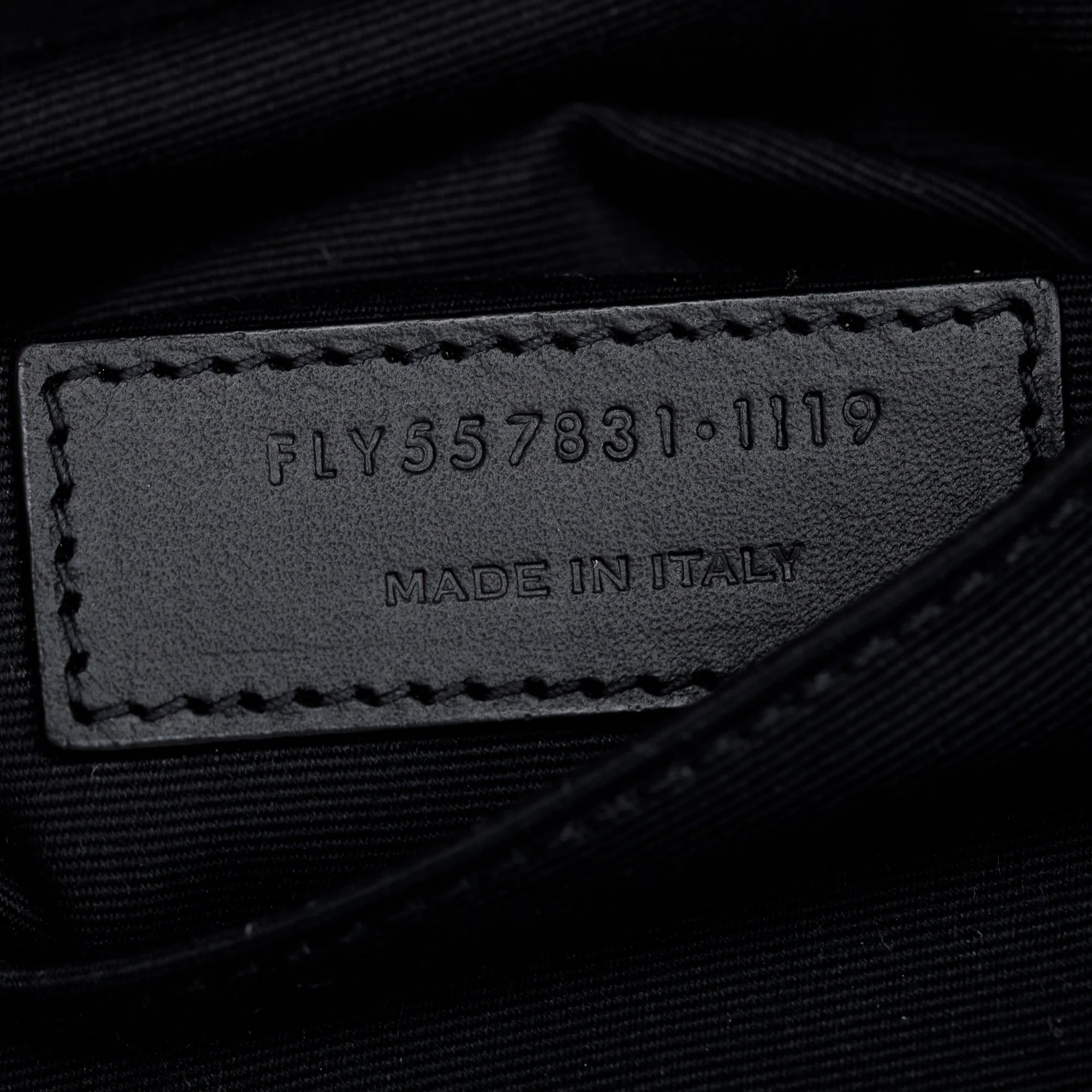 Saint Laurent Checkered Print Canvas Belt Bag - Image 8