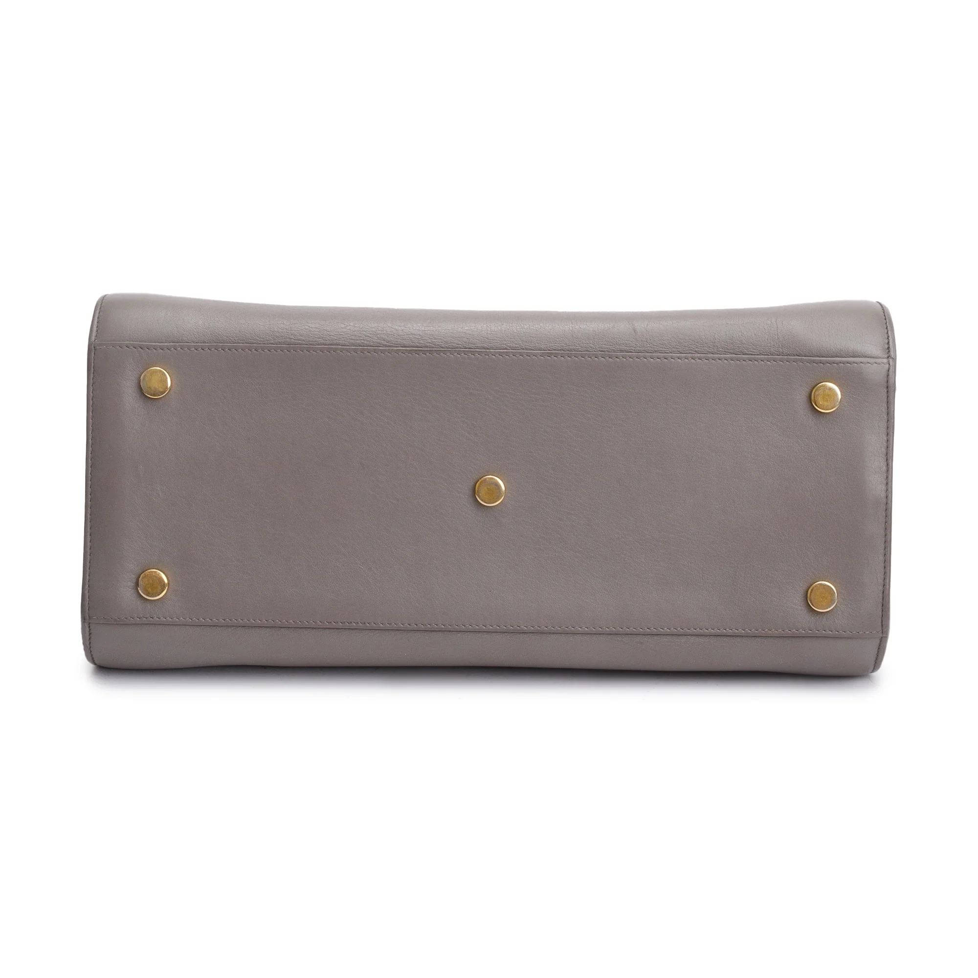 Saint Laurent Grey Leather Small Sac De Jour w/ Strap - Image 7