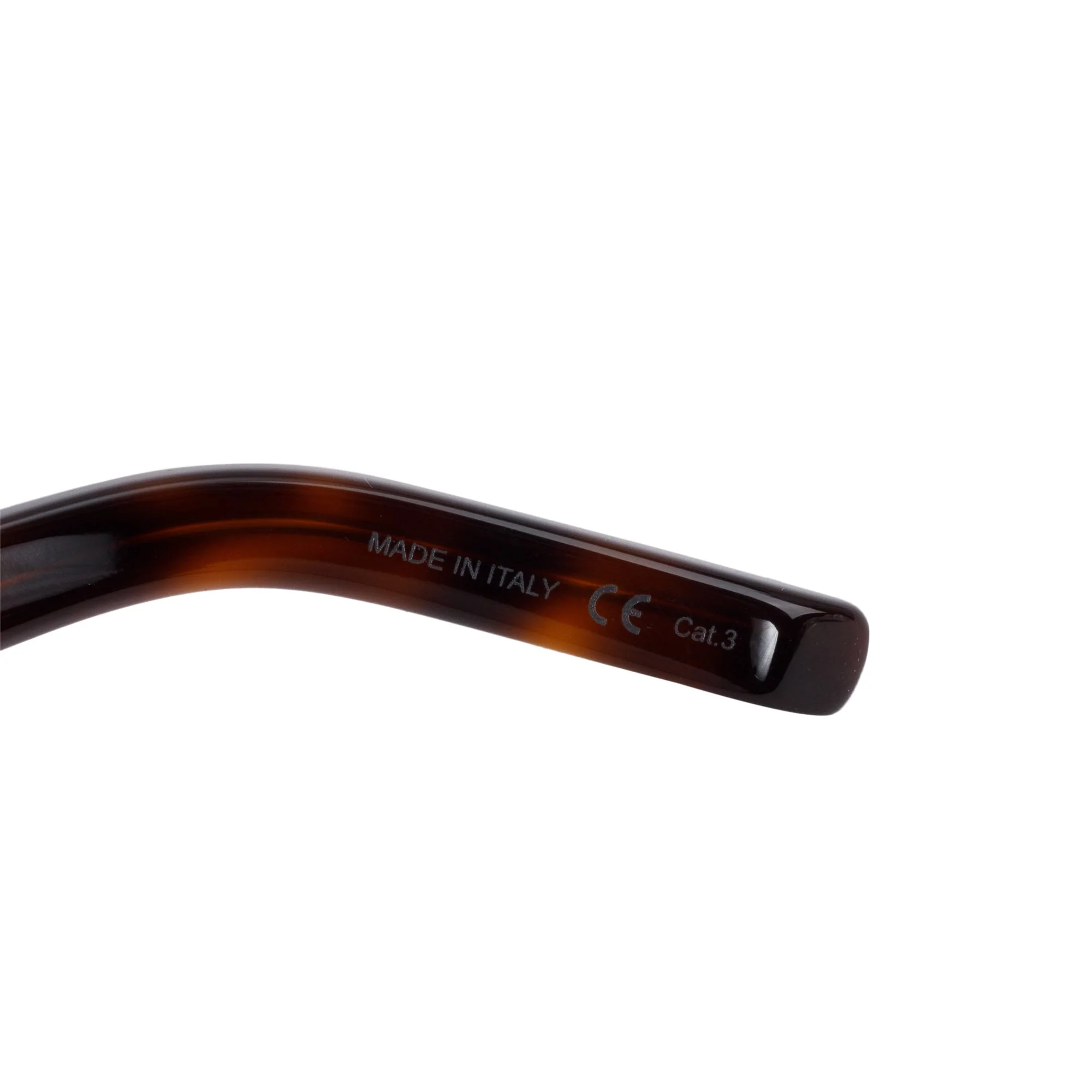 Saint Laurent Havana Acetate Bold 1 003 Square Sunglasses w/ Case - Image 5