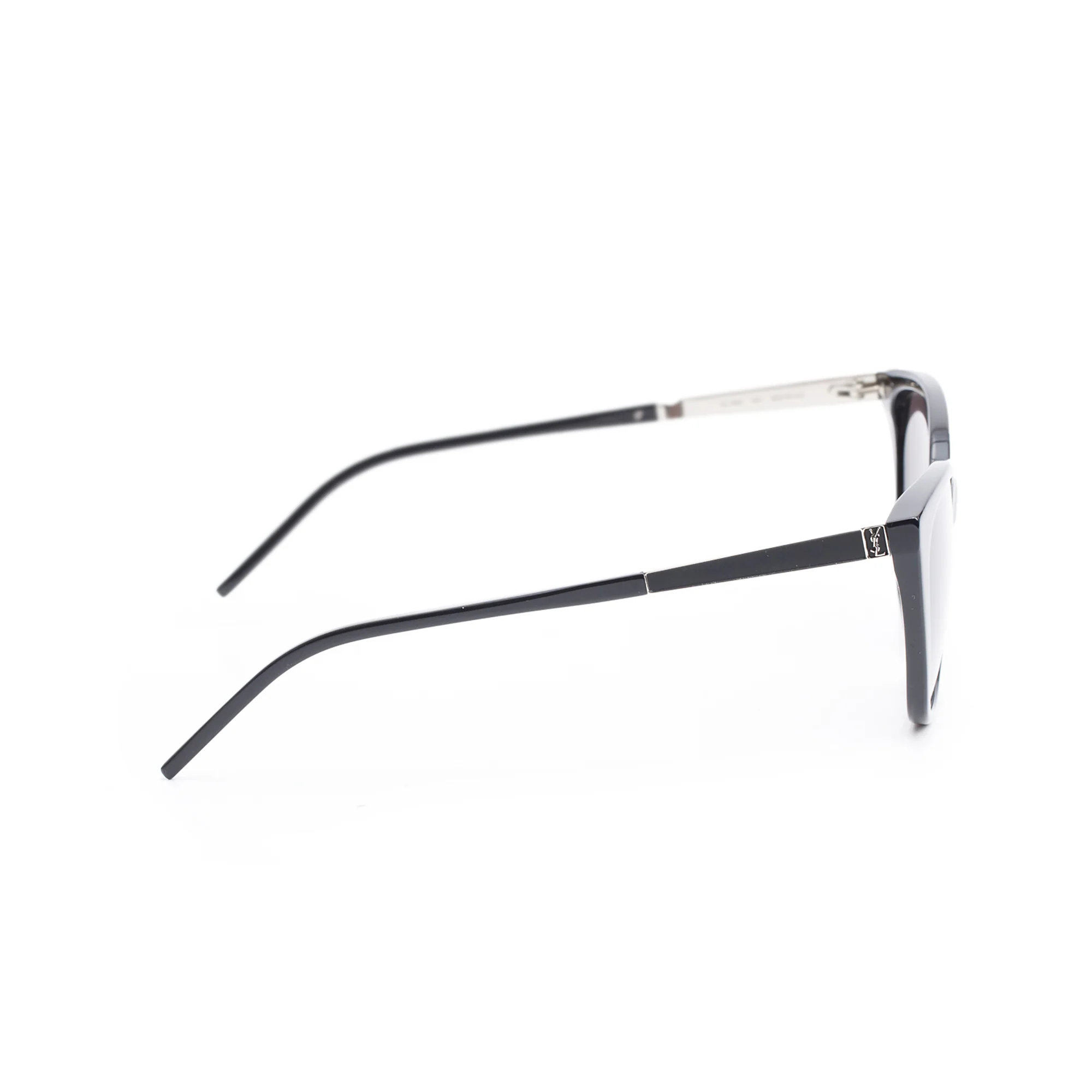 Saint Laurent SL M69 Black Acetate Cat Eye Sunglasses w/ Case - Image 3