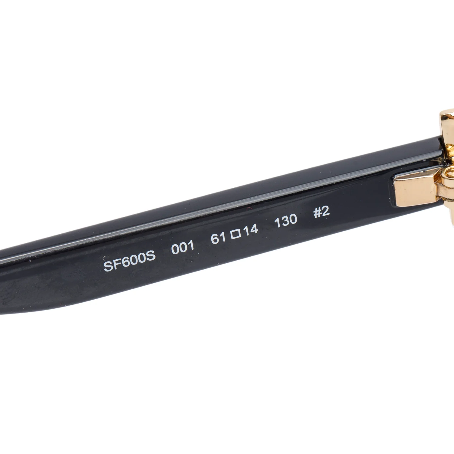 Salvatore Ferragamo SF600S Black Acetate Oval Gancini Sunglasses w/ Case - Image 4