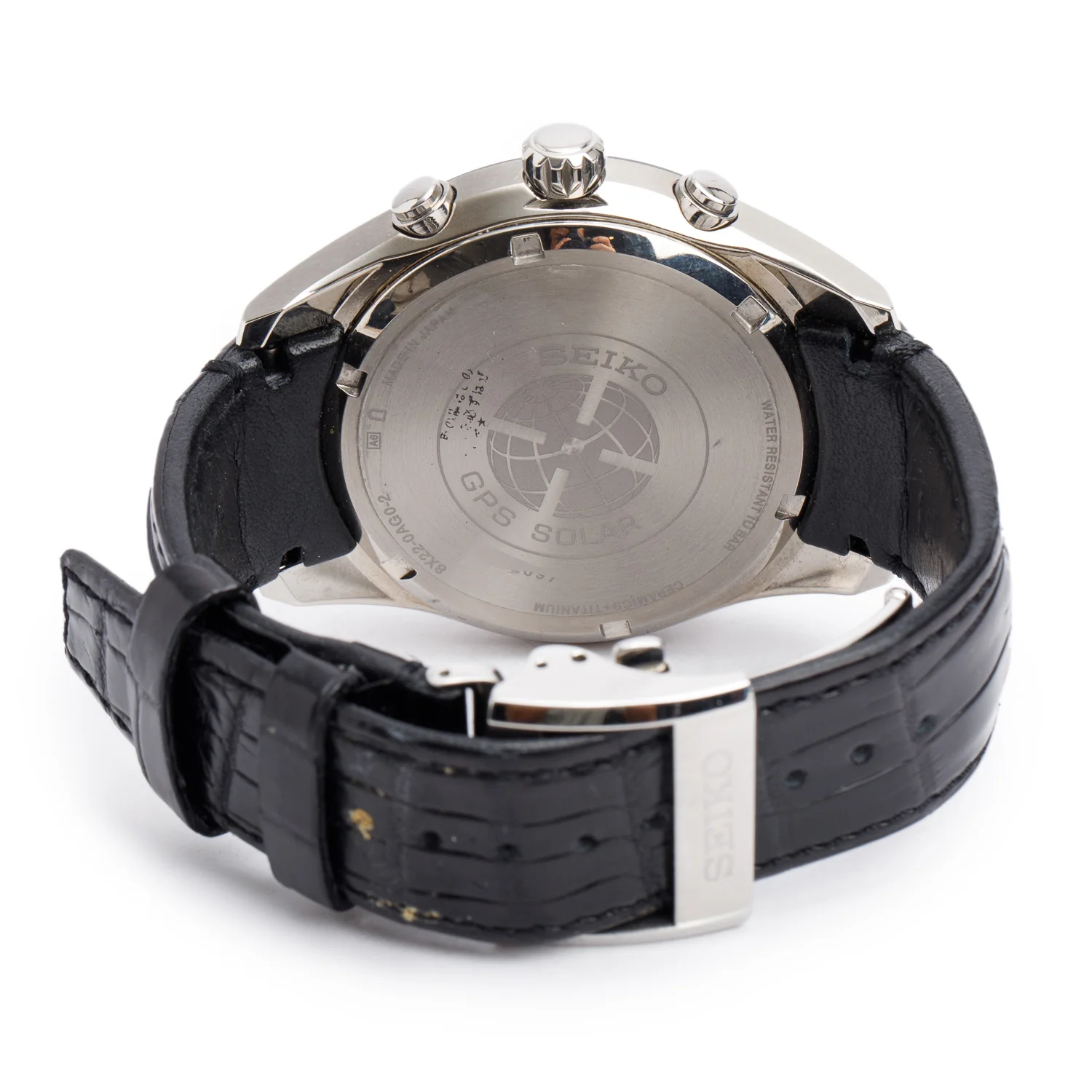 Seiko Titanium Limited Edition Astron GPS Solar World-Time 45 MM Quartz Watch White Dial SSE093 w/ Box & Papers - Image 4