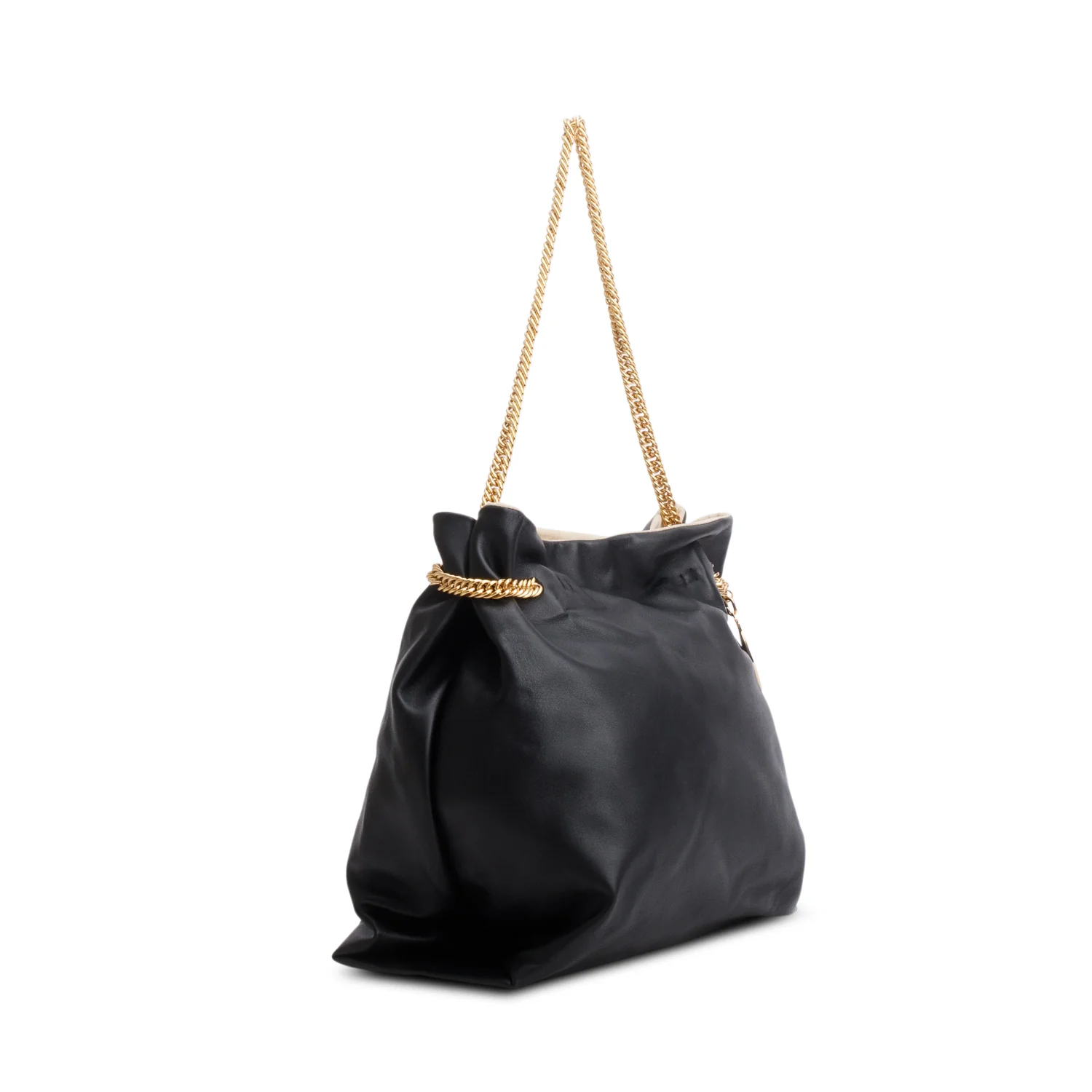 Stella McCartney Black Medium Falabella Chain-Strap Tote Bag - Image 3