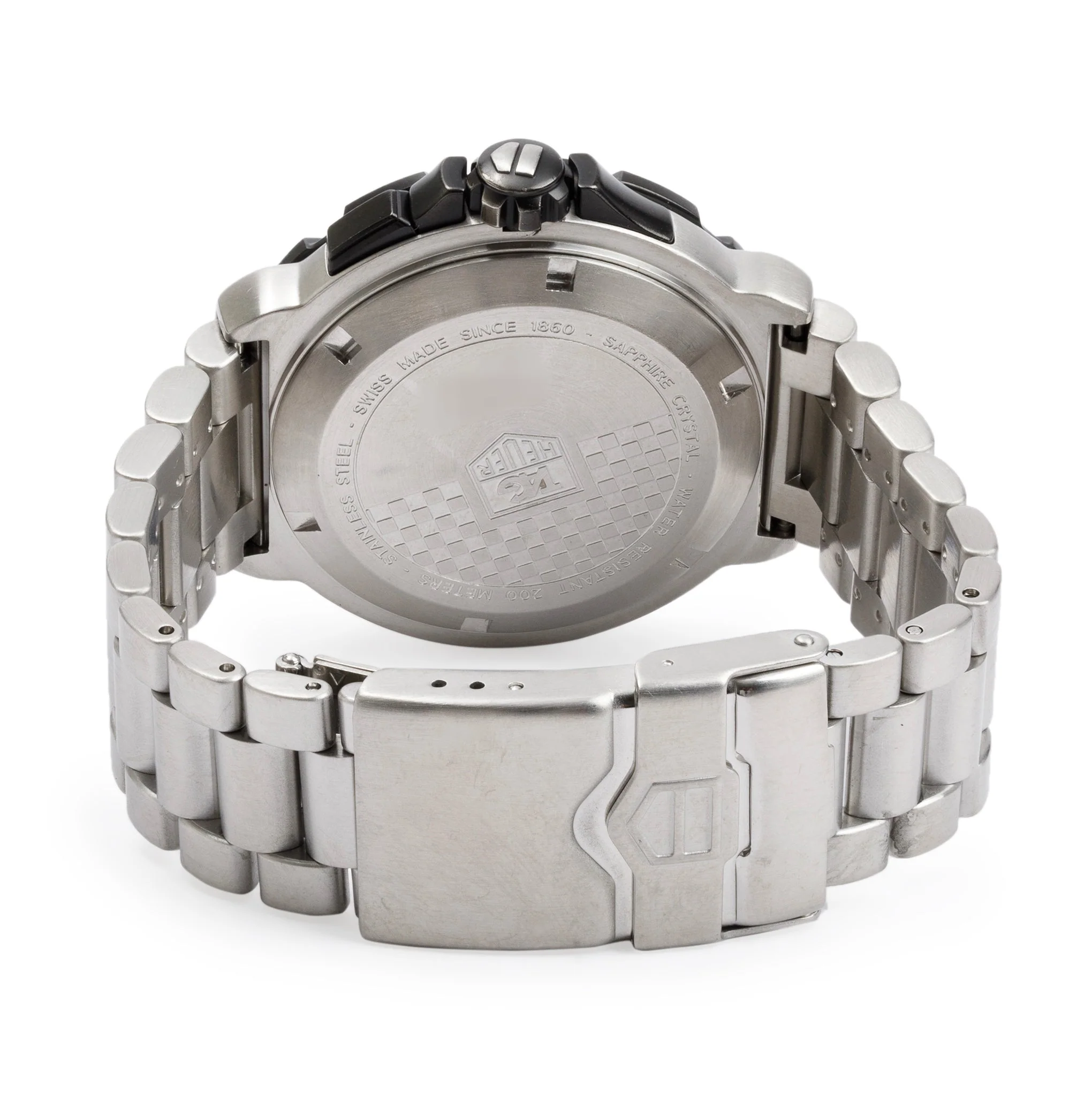 Tag Heuer Stainless Steel Formula 1 42 MM Chronograph Alarm Watch WAH111A w/ Box & Papers - Image 4