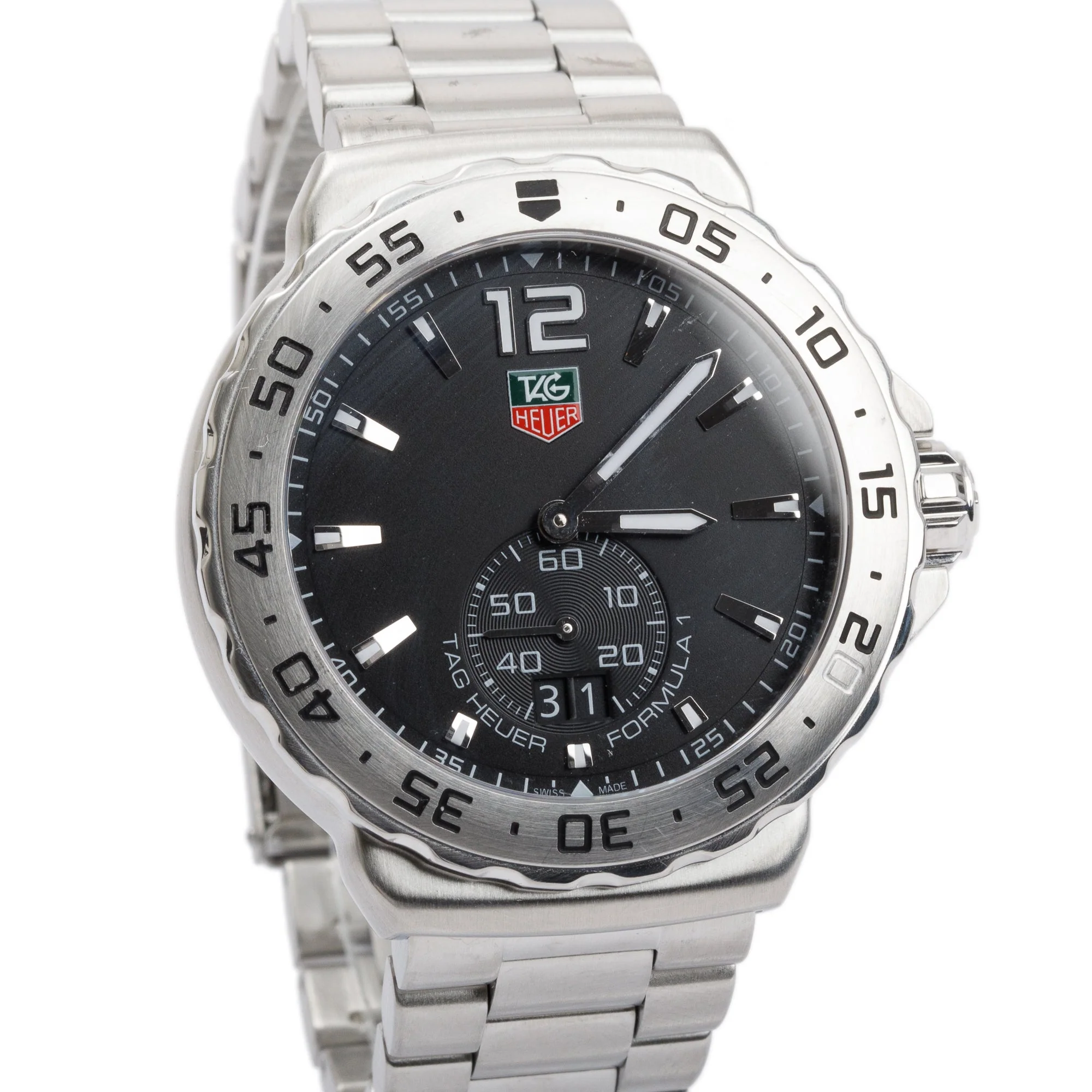Tag Heuer Stainless Steel Formula 1 Date 42 MM Watch w/ Case - Image 3