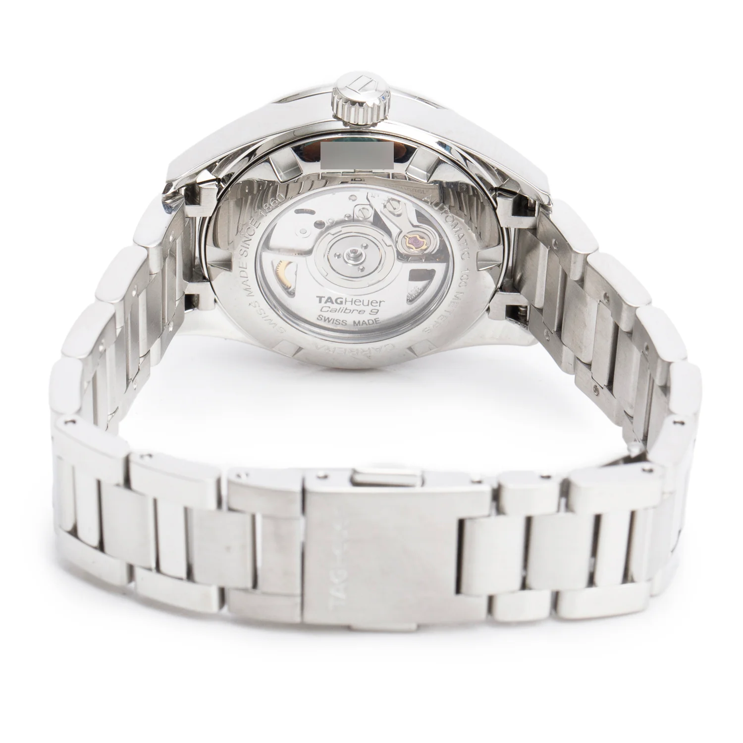Tag Heuer Stainless Steel Mother of Pearl Diamond Dial Carrera 28 MM Automatic Watch WAR2414 w/ Papers - Image 4