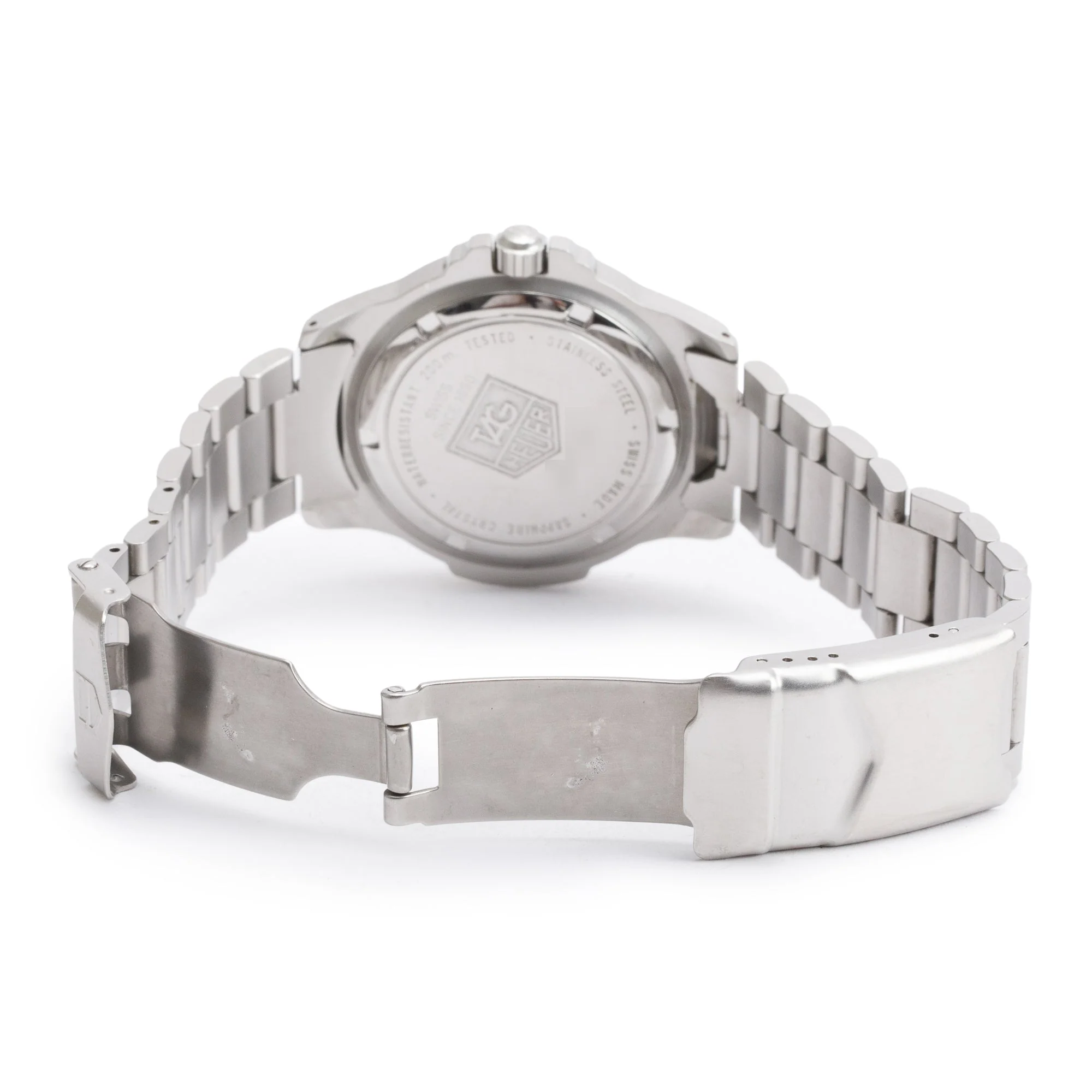 Tag Heuer Stainless Steel Professional 200 Meters 38 MM Watch WF1111-0 - Image 4