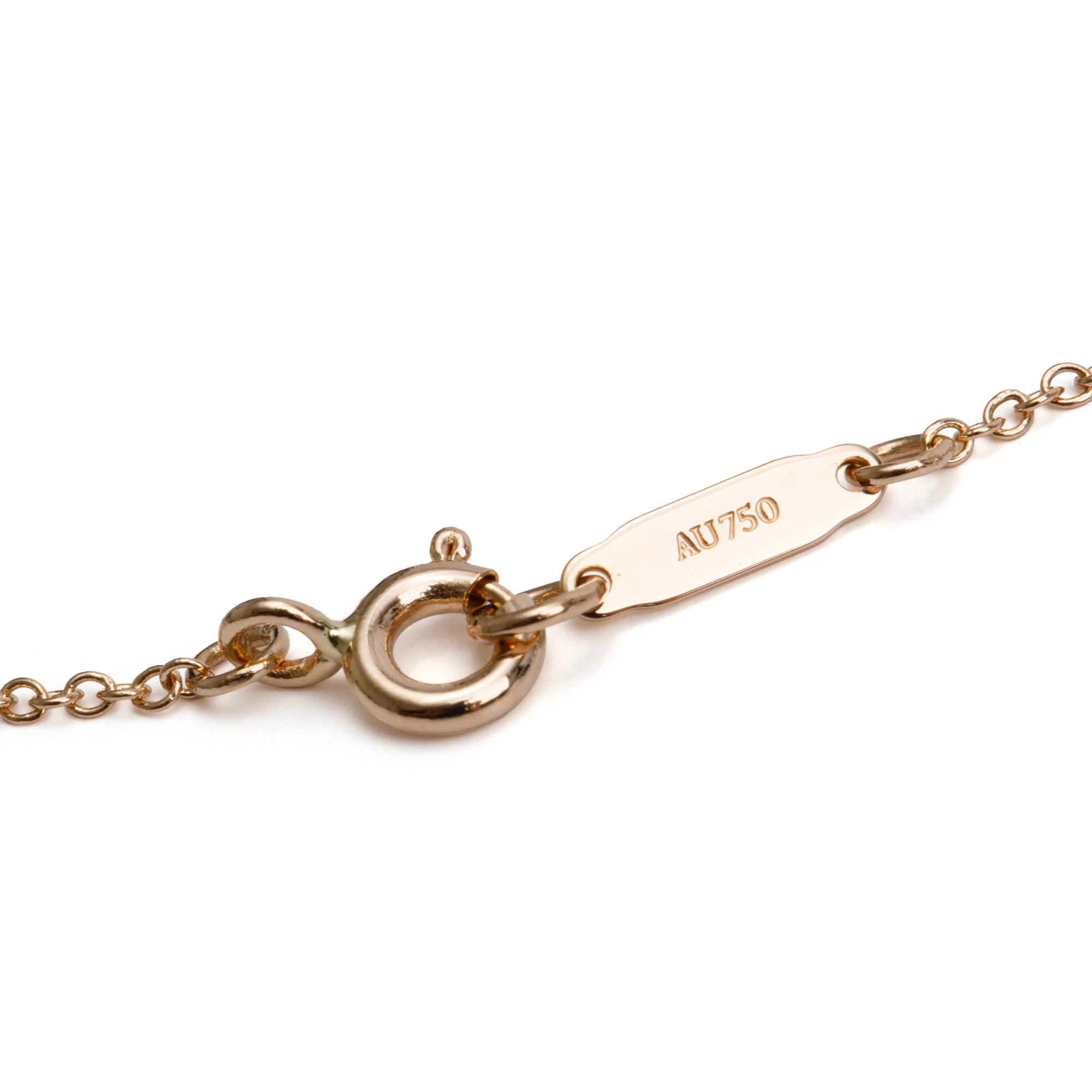 Tiffany & Co. 18k Rose Gold Bow Pendant Necklace w/ Box - Image 5