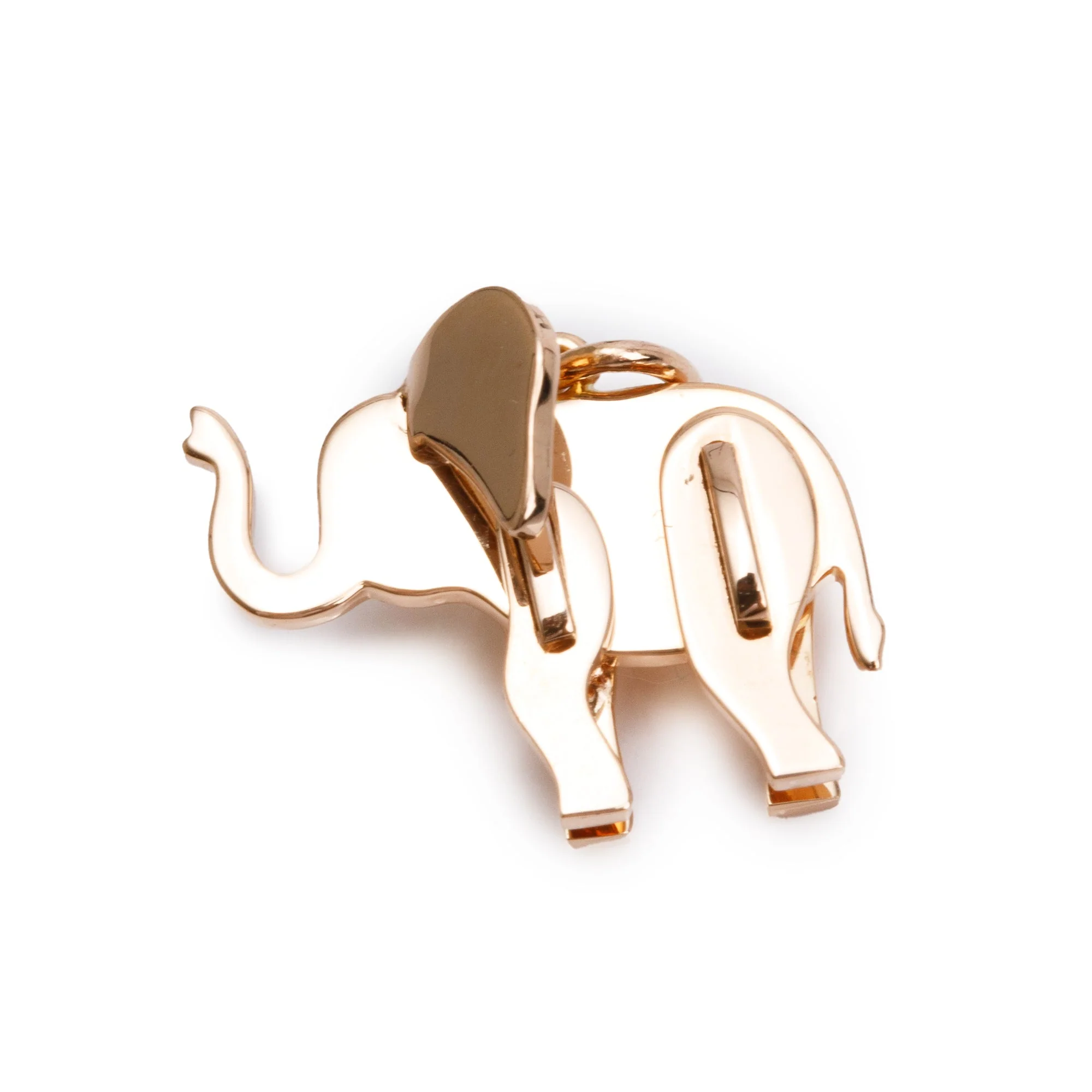 Tiffany & Co. 18k Rose Gold Save The Wild Elephant Charm - Image 2
