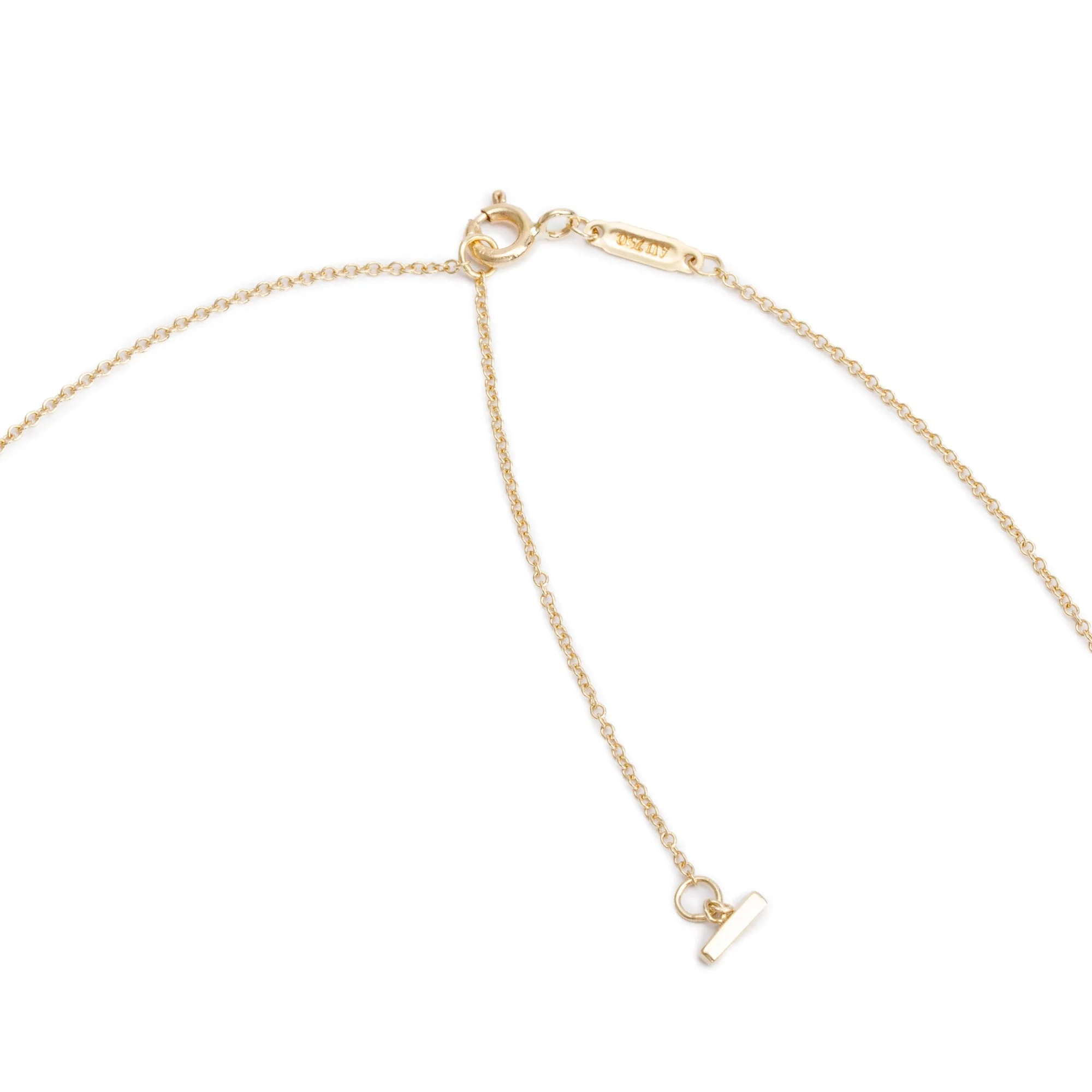Tiffany & Co. 18k Yellow Gold Large T Smile Pendant Necklace - Image 3