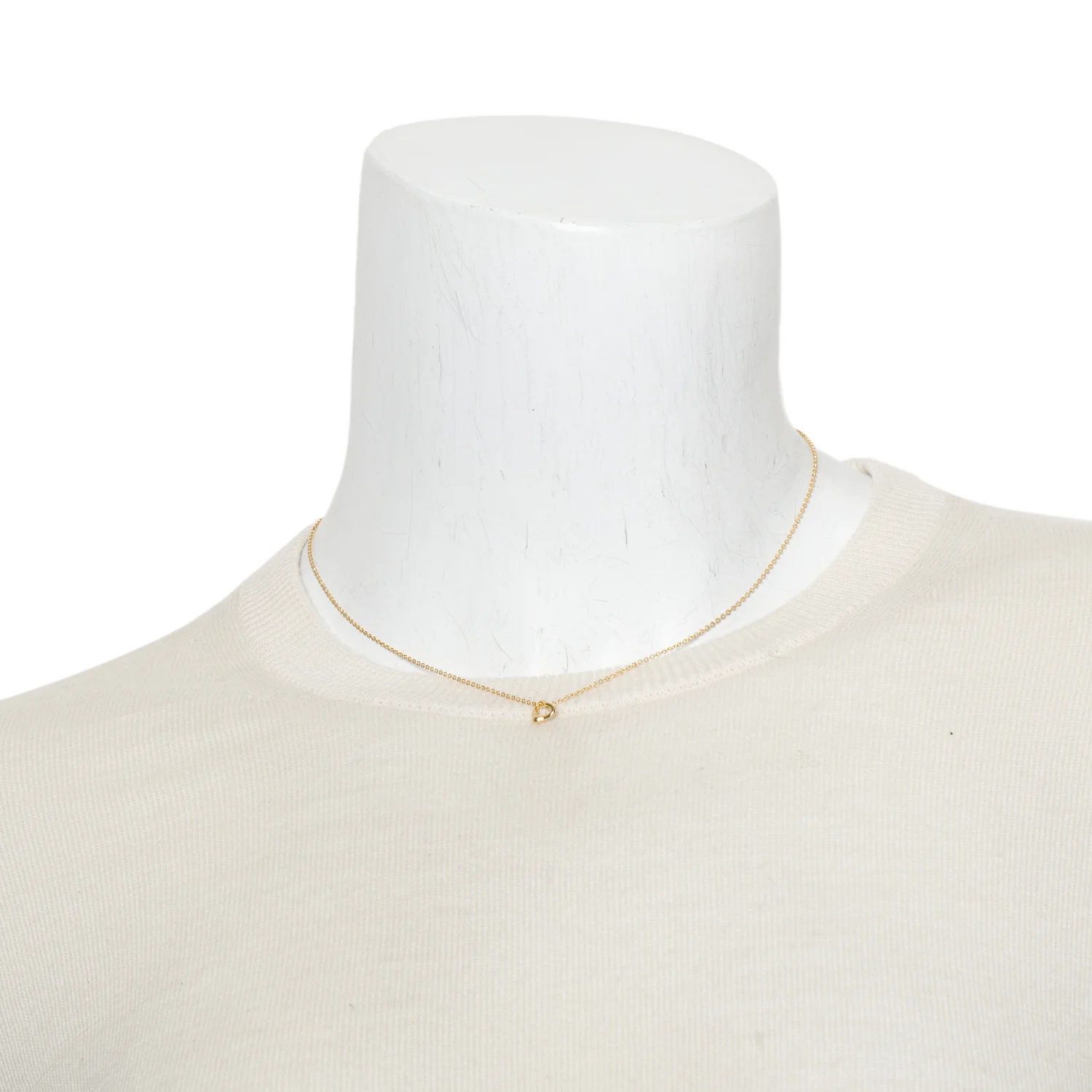 Tiffany & Co. Elsa Peretti 18k Rose Gold Mini 7 MM Open Heart Pendant Necklace w/ Box - Image 2