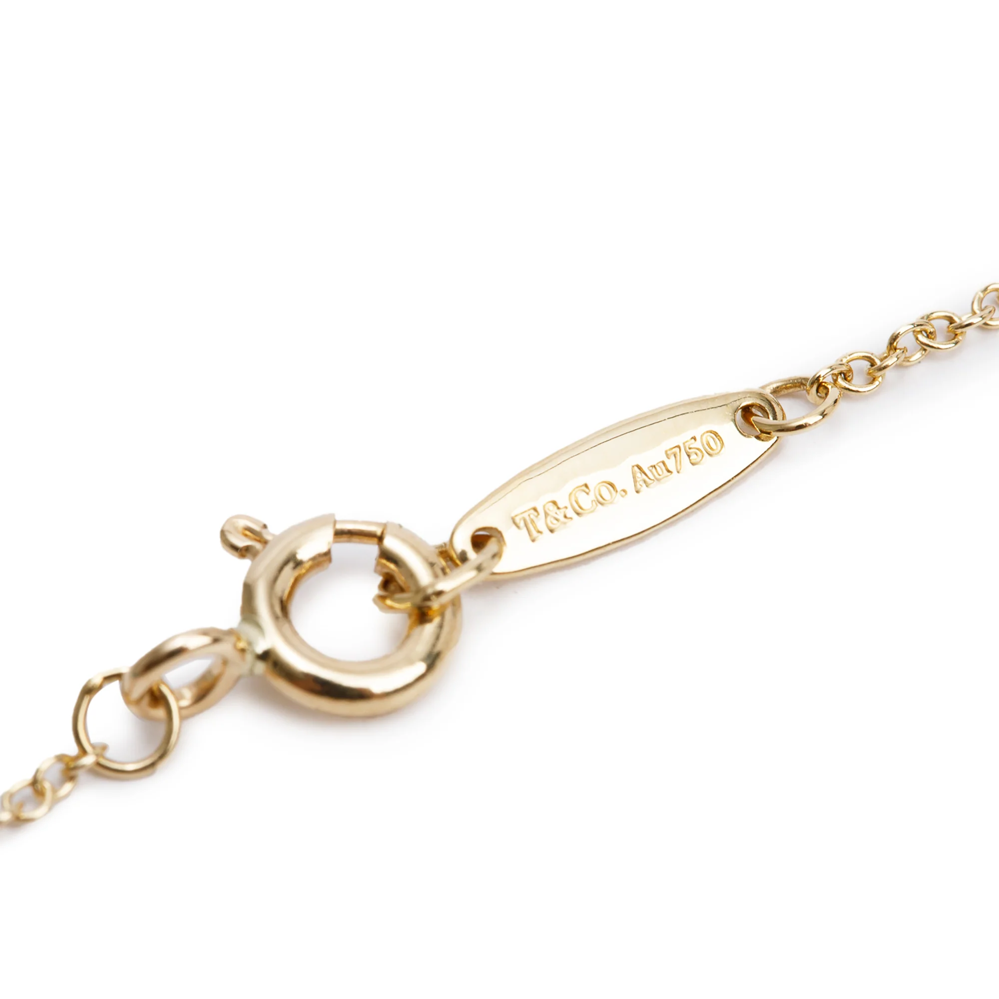 Tiffany & Co. Elsa Peretti 18k Yellow Gold Diamonds by the Yard Bracelet w/ Box - Image 3