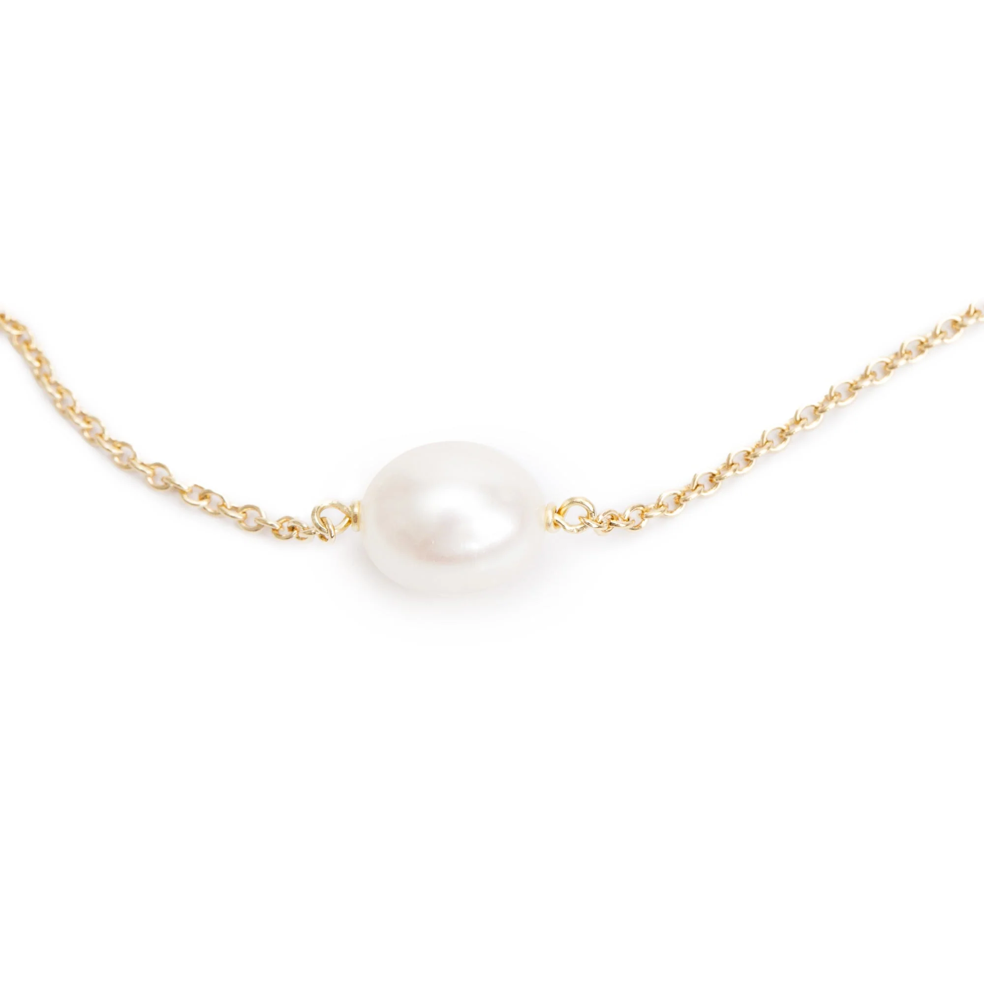 Tiffany & Co. Elsa Peretti 18k Yellow Gold Pearls by the Yard Bracelet w/ Box - Image 3