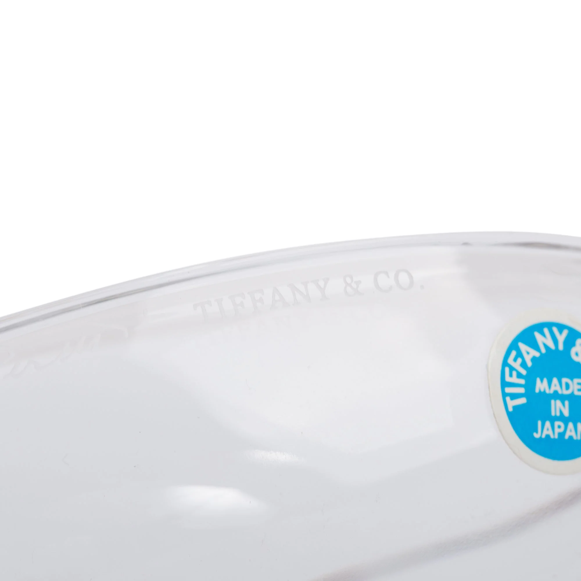 Tiffany & Co. Elsa Peretti Clear Lead Crystal Heart Box w/ Box - Image 5