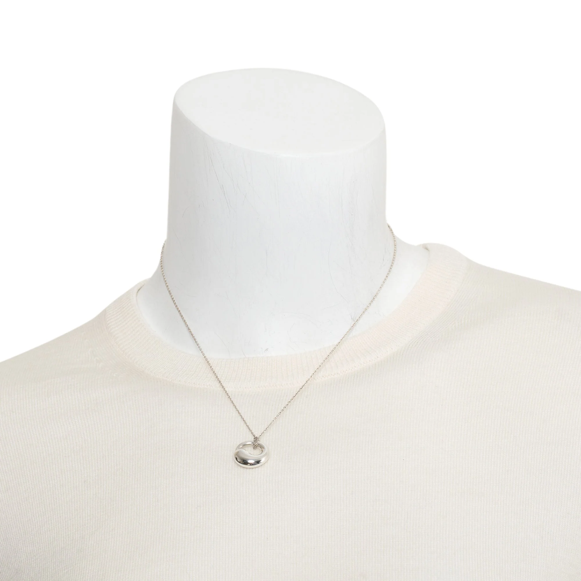 Tiffany & Co. Elsa Peretti Eternal Circle Pendant Necklace - Image 5