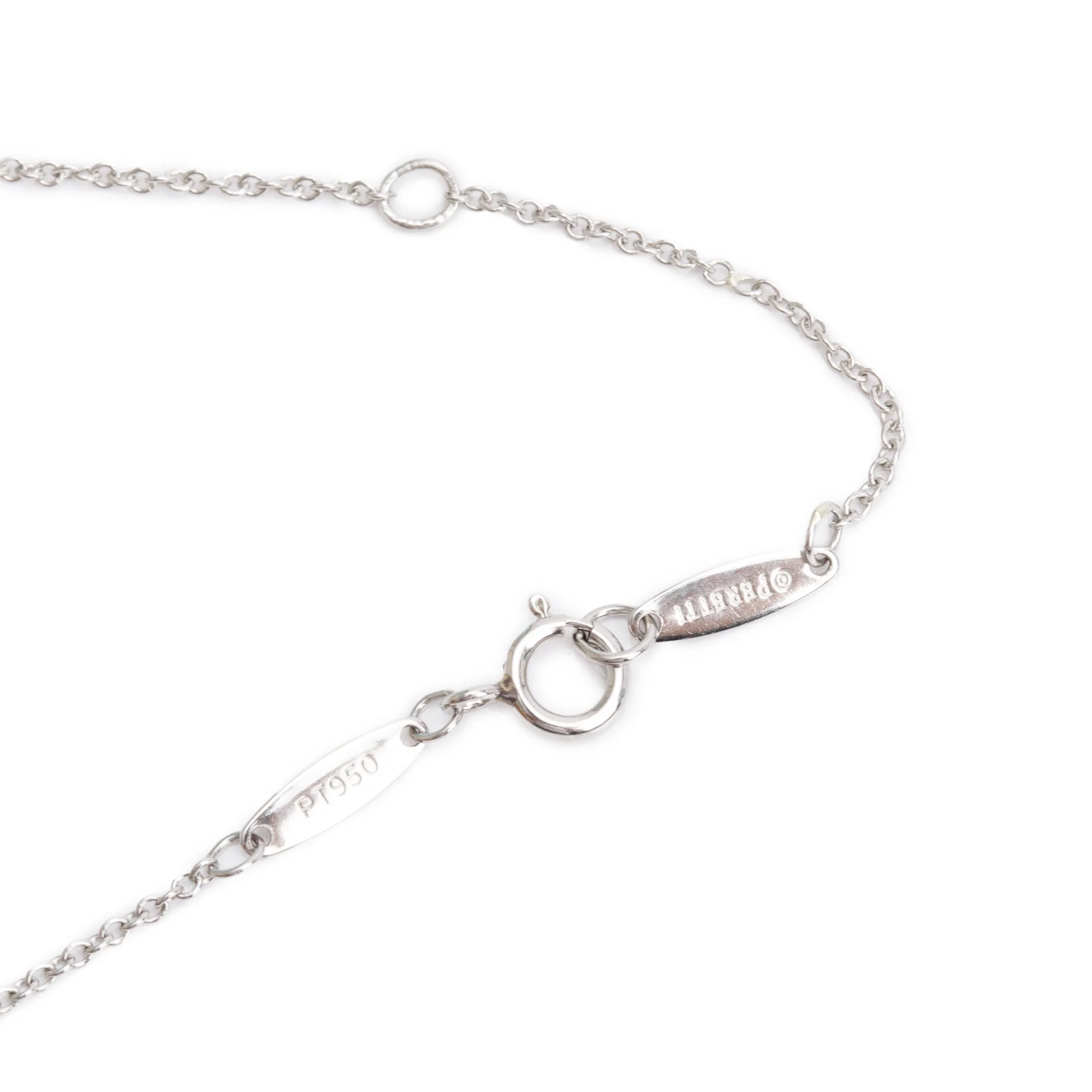 Tiffany & Co. Elsa Peretti Platinum 0.30 ct. Diamonds by the Yard Necklace w/ Box - Image 5