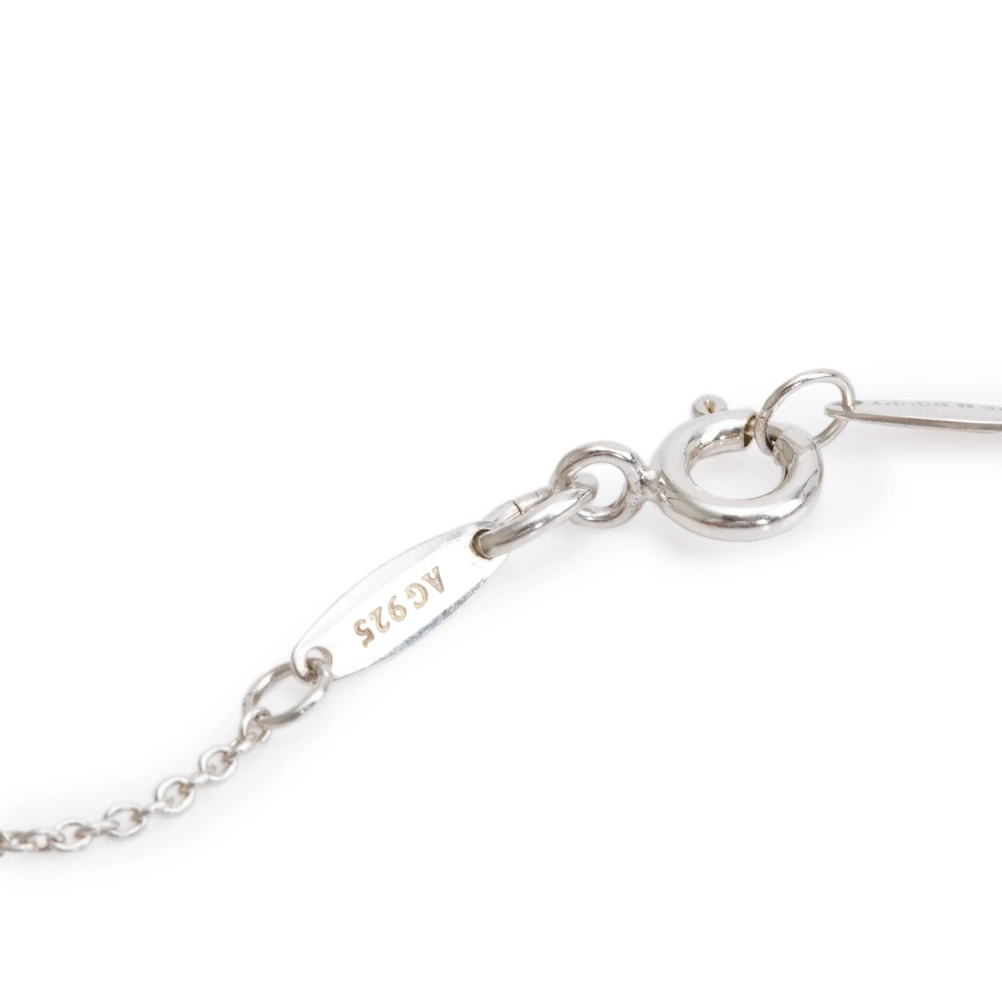 Tiffany & Co. Elsa Peretti  Sterling Silver Cross Pendant Necklace - Image 5