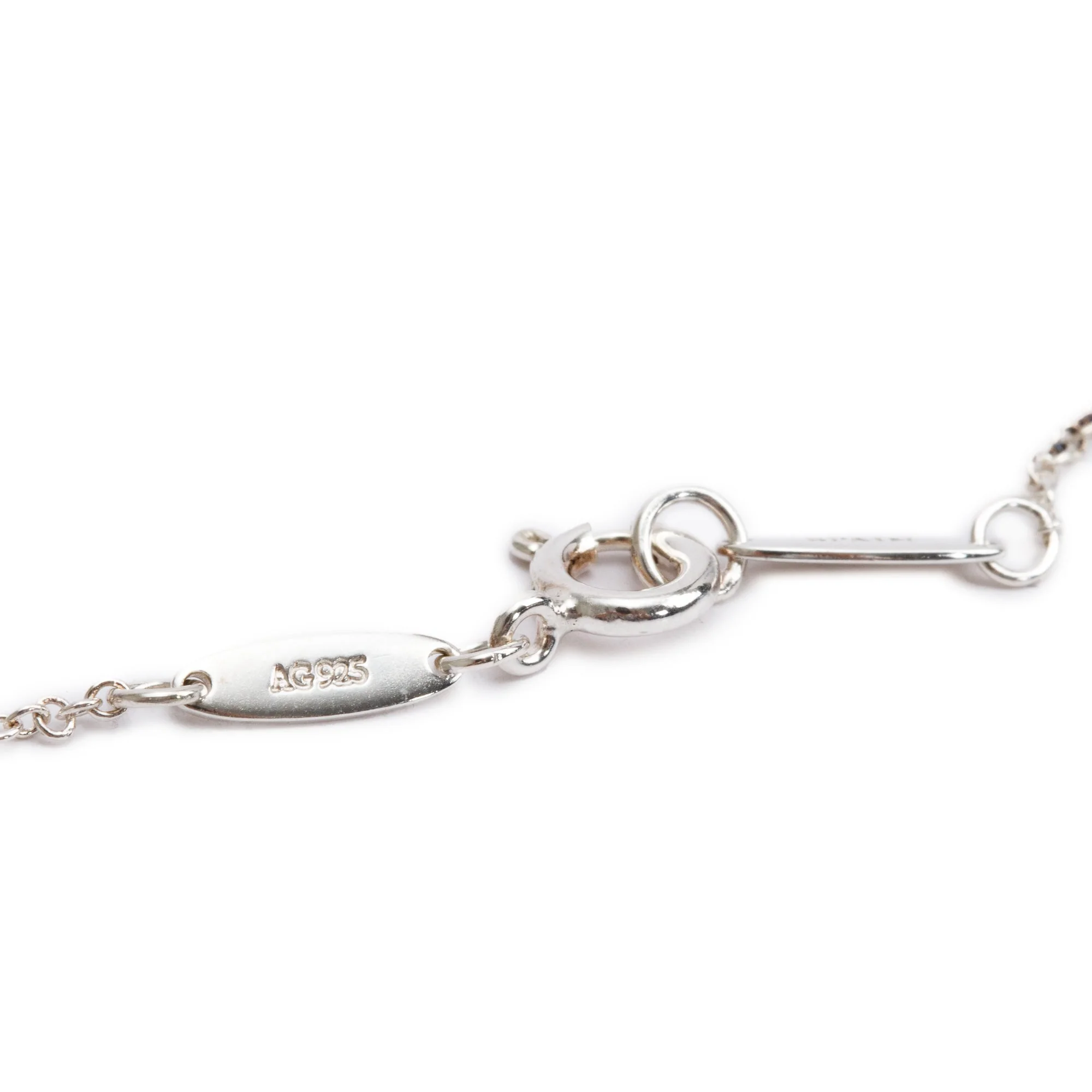 Tiffany & Co. Elsa Peretti Sterling Silver Medium Infinity Cross Pendant Necklace - Image 4