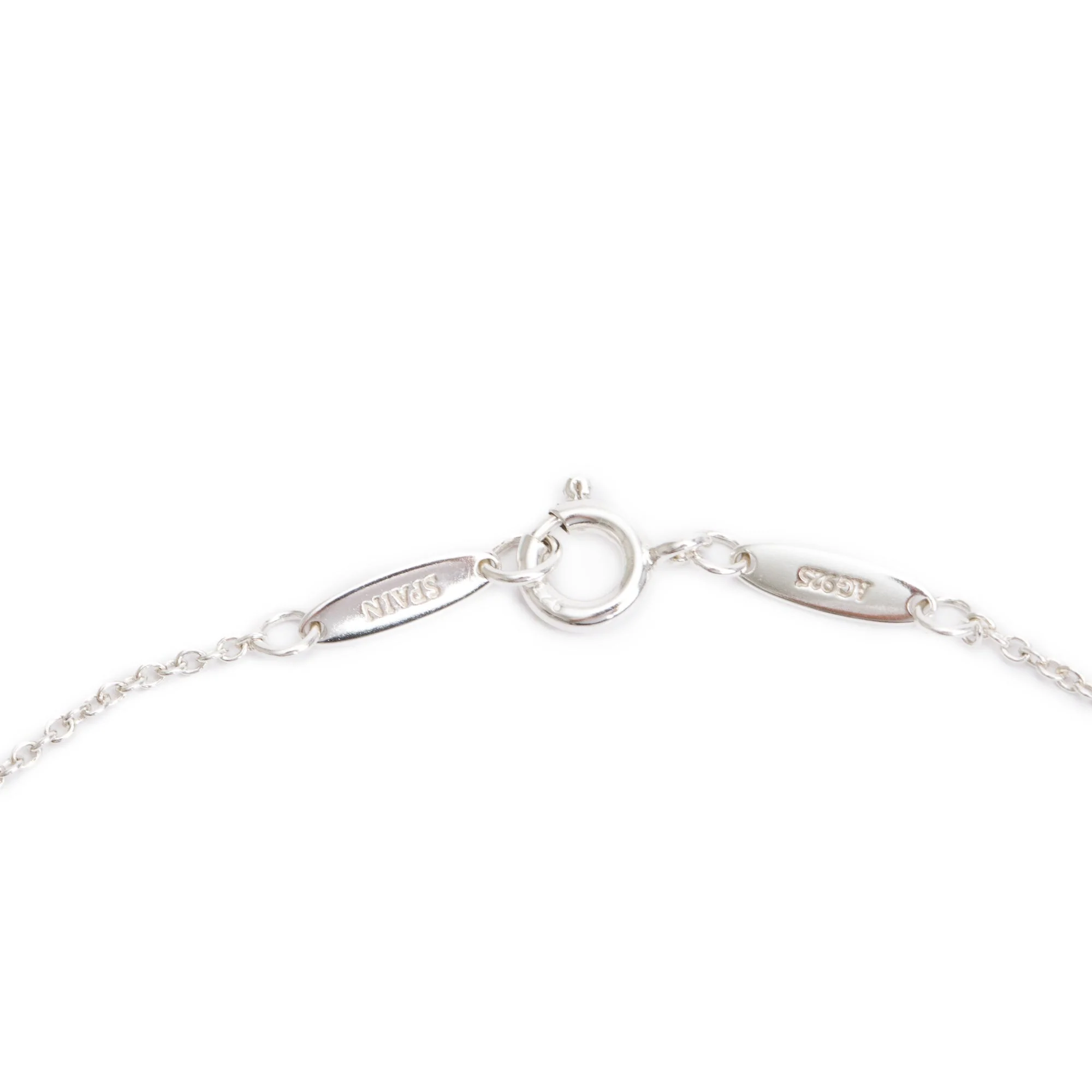 Tiffany & Co. Elsa Peretti Sterling Silver Mini Open Heart Pendant Necklace, 11 MM - Image 4