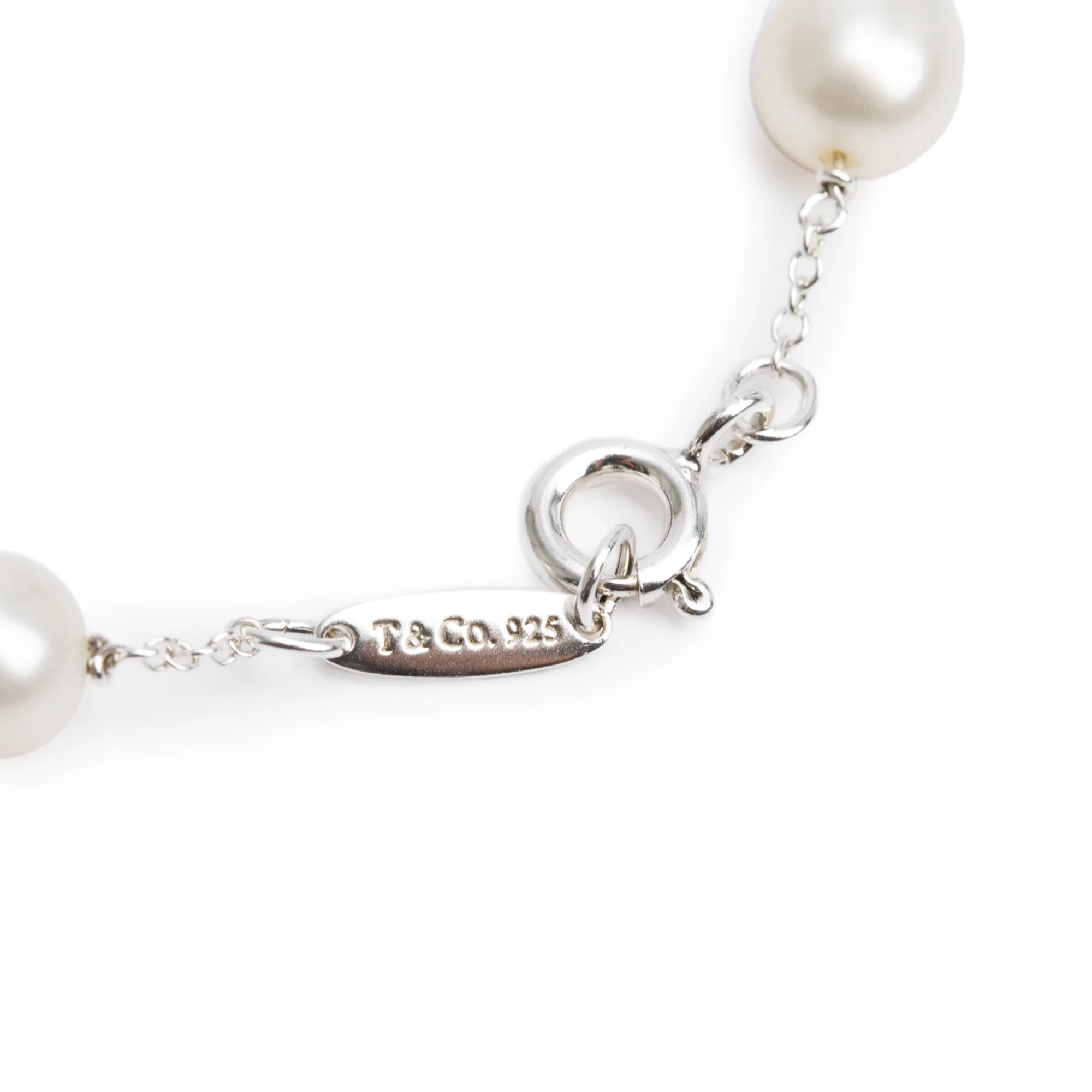 Tiffany & Co. Elsa Peretti Sterling Silver Pearls by the Yard Bracelet w/ Box - Image 3
