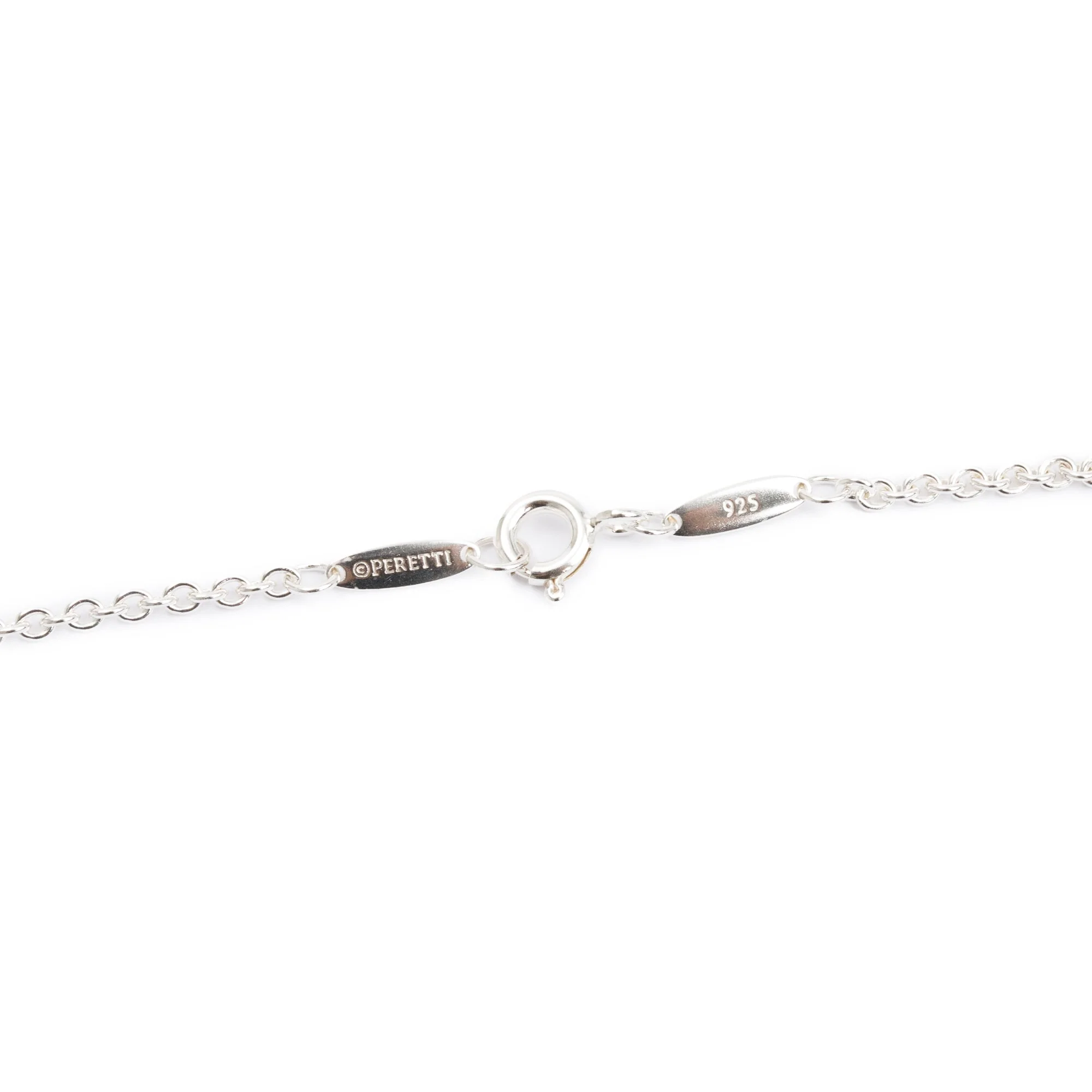 Tiffany & Co. Elsa Peretti Sterling Silver Sevillana Lariat Necklace - Image 4