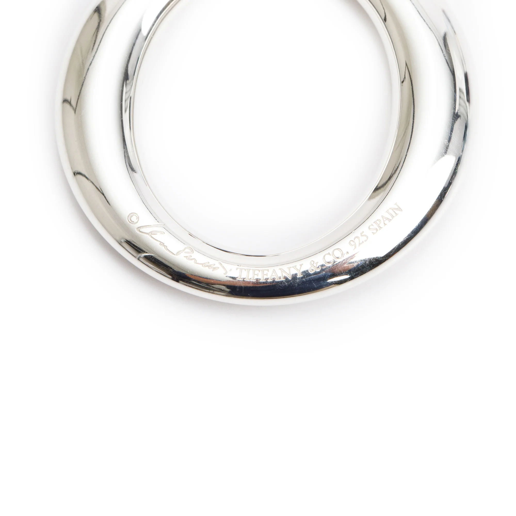 Tiffany & Co. Elsa Peretti Sterling Silver Sevillana Pendant Necklace - Image 5
