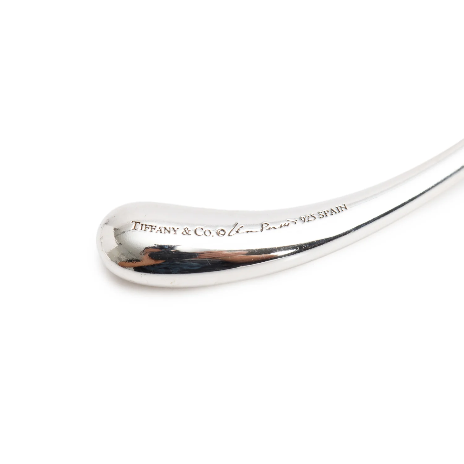 Tiffany & Co. Elsa Peretti Sterling Silver Teardrop Earrings - Image 2