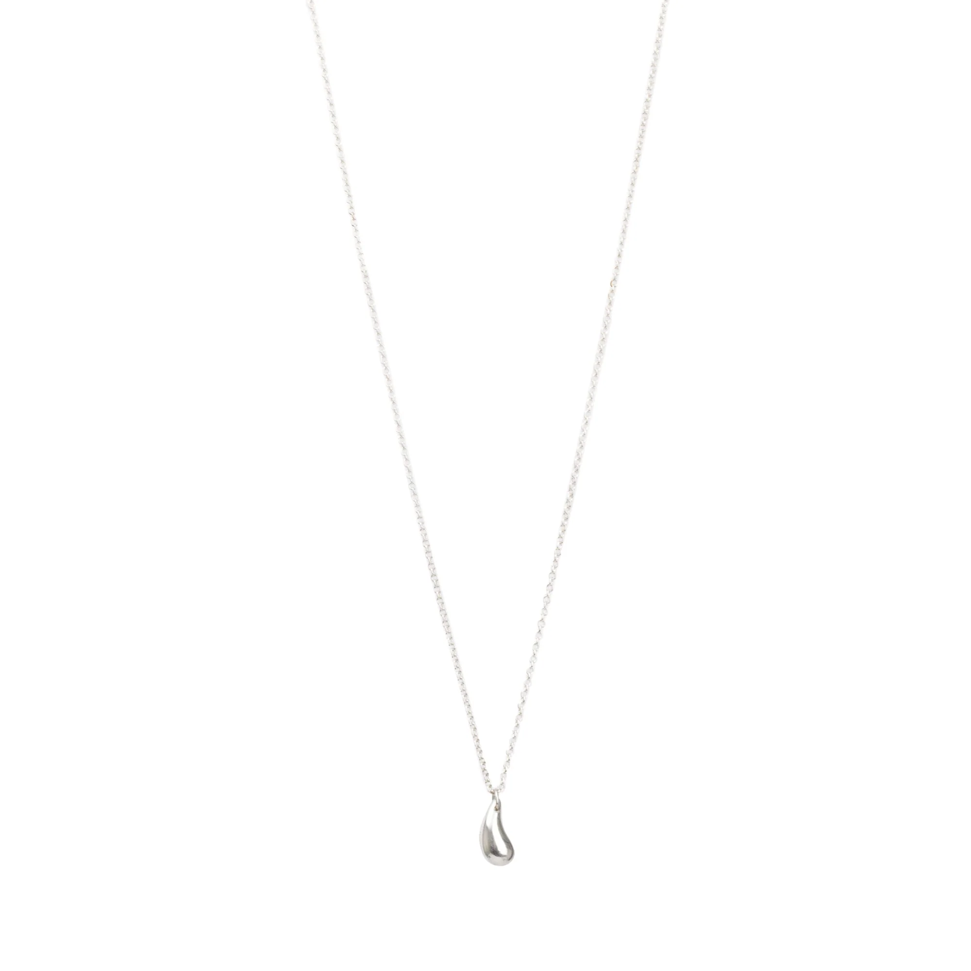 Tiffany & Co. Elsa Peretti Sterling Silver Teardrop Pendant Necklace - Image 5