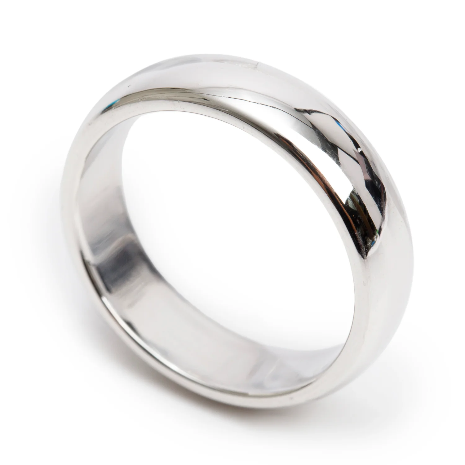 Tiffany & Co. Forever Platinum 6 MM Wedding Band Ring, Size 9.25 - Image 3