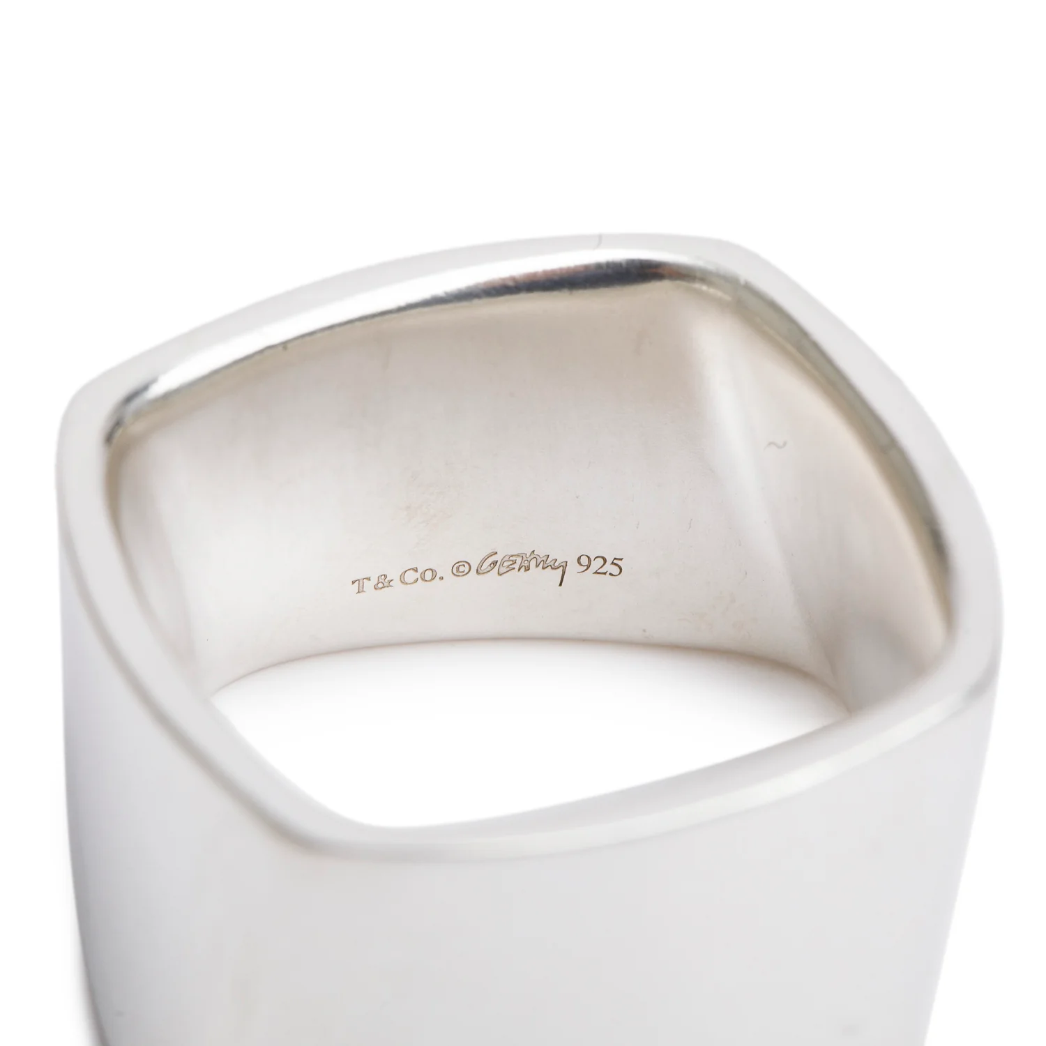 Tiffany & Co. Frank Gehry Sterling Silver Wide Torque Ring, Size 7 - Image 2