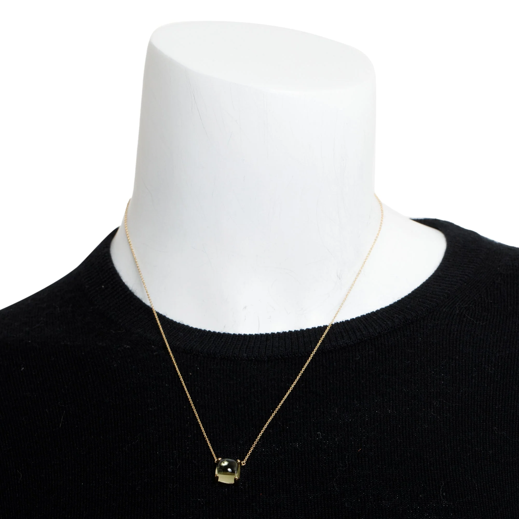 Tiffany & Co. Paloma Picasso 18k Yellow Gold Lemon Quartz Sugar Stacks Pendant Necklace - Image 2